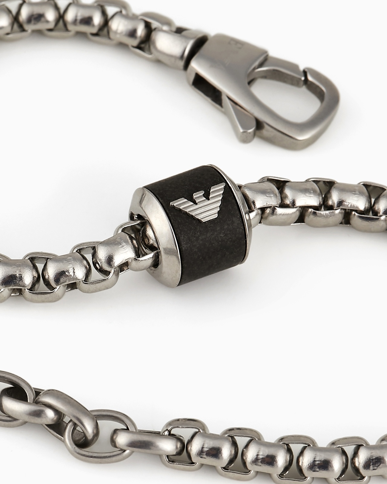 BLACK MARBLE CHAIN BRACELET - 2