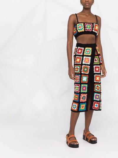 Alanui crochet-design skirt outlook