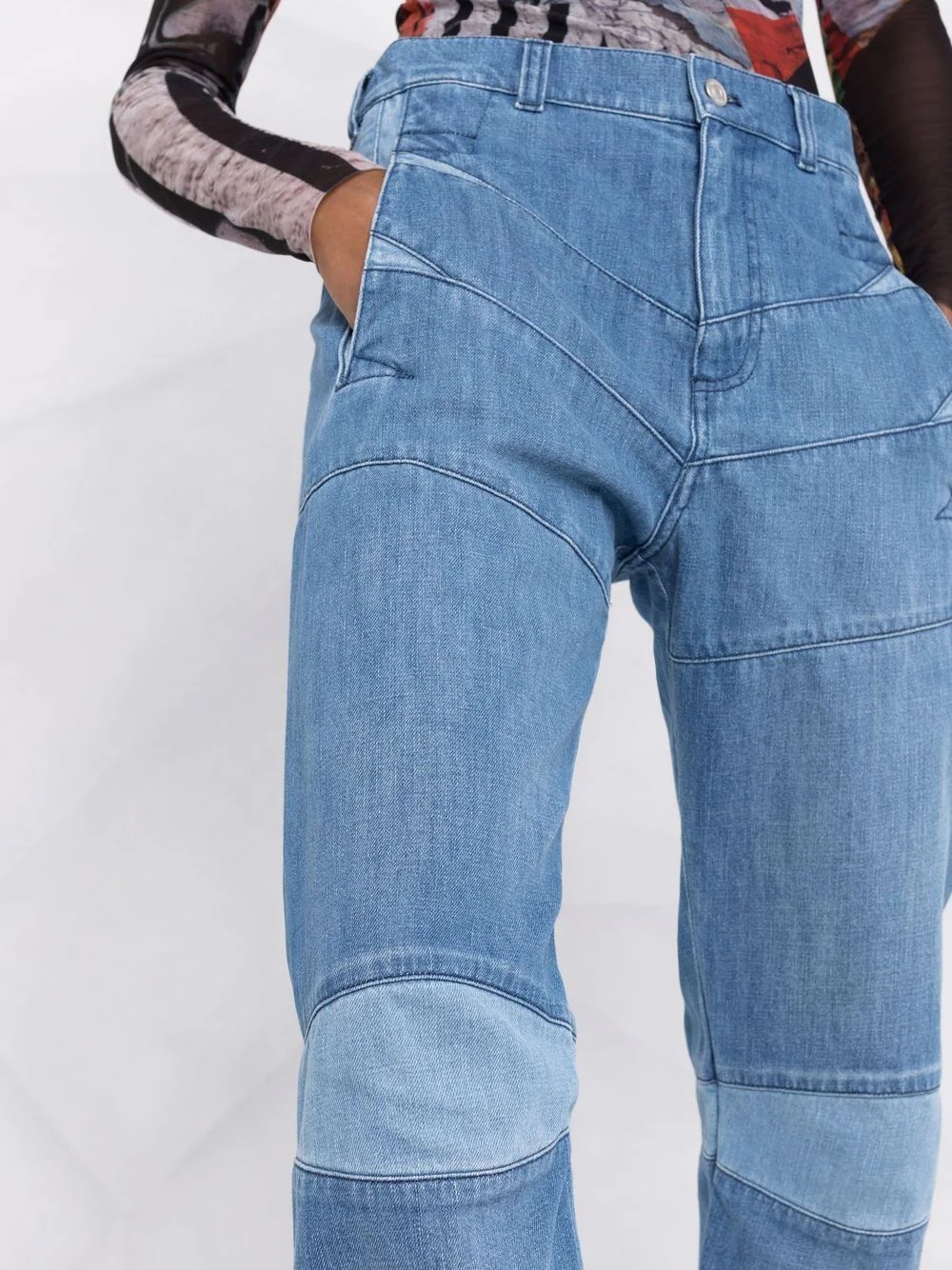 high-rise straight jeans - 3