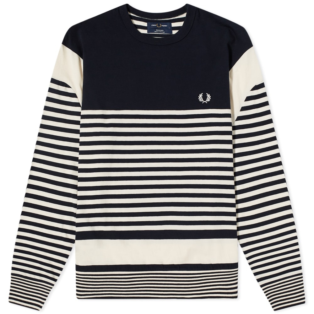 Fred Perry Long Sleeve Stripe Tee - 1