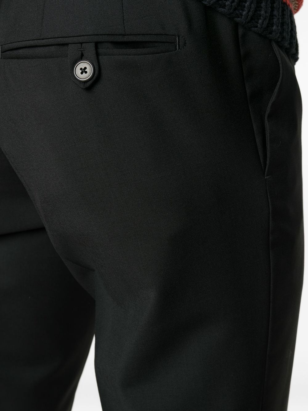 two-button wool jumpsuit - 4