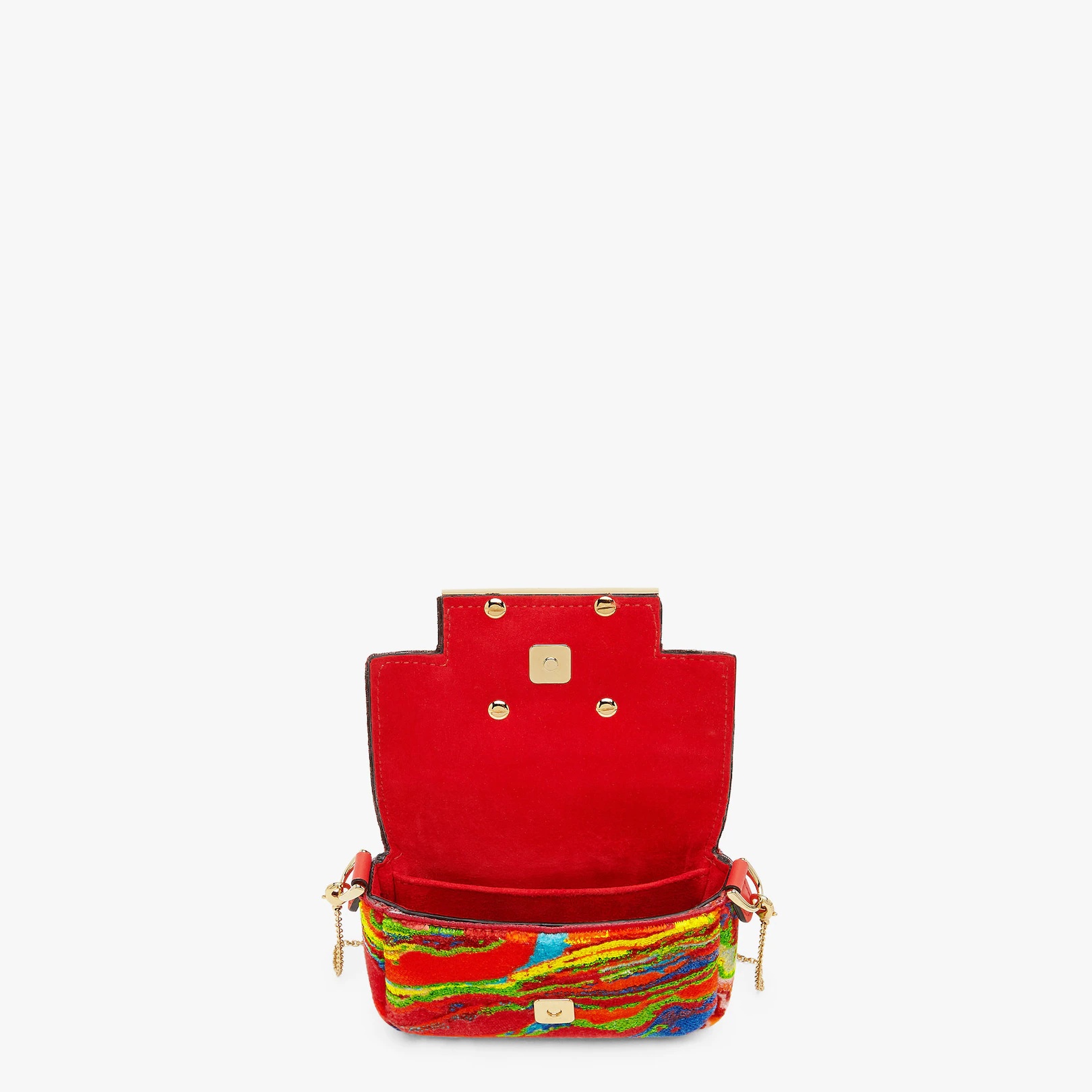Red fabric charm - 4