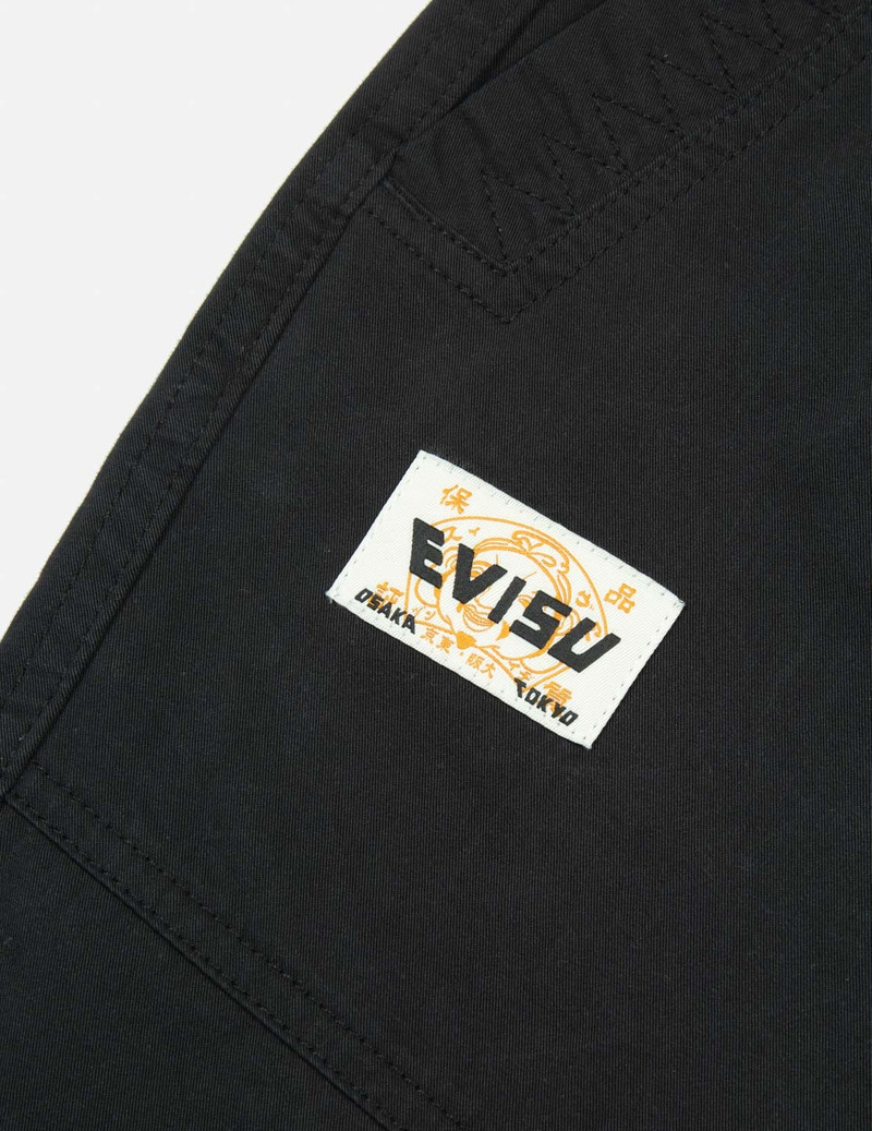 SEAGULL APPLIQUÉ EMBROIDERY AND SLOGAN PRINT RELAX FIT CARGO PANTS 10