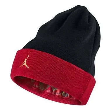 Air Jordan Cny Cuffed Knitted Hat New Year's Pack 'Black Red' CD9067-010 - 1