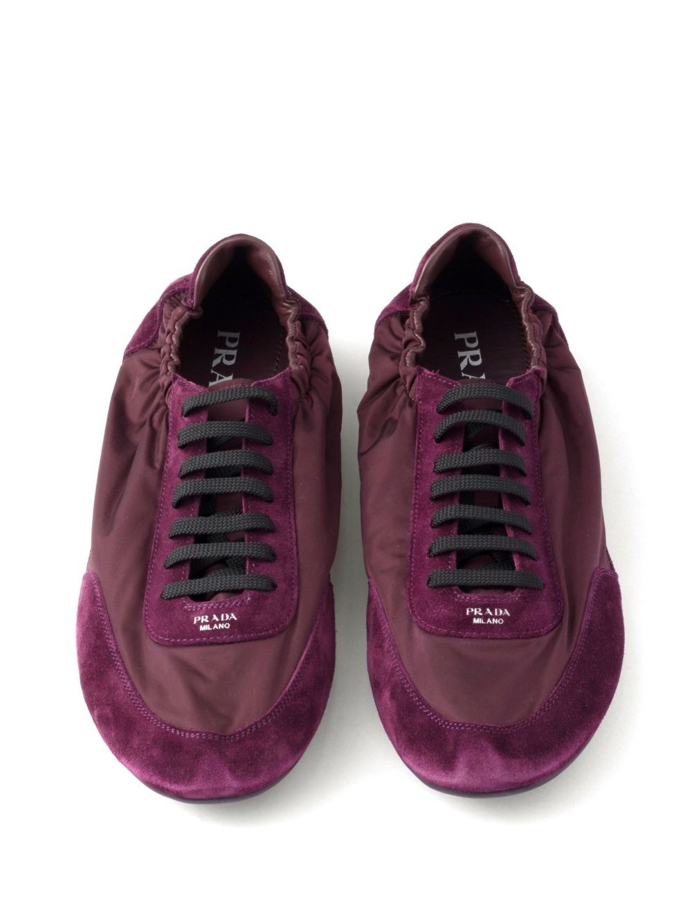 Collapse Re-Nylon suede sneakers - 4