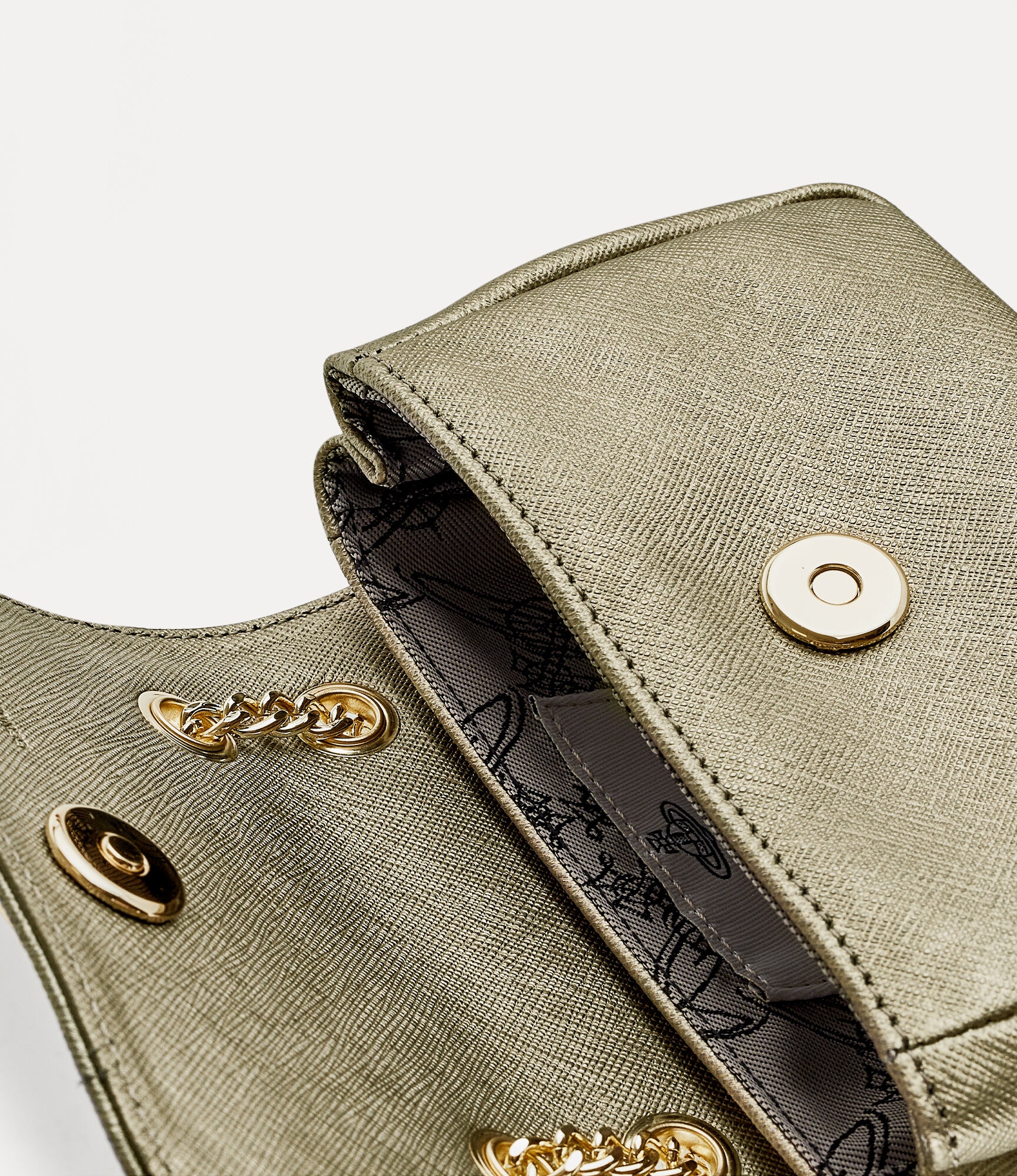 SAFFIANO SMALL PURSE WITH CHAIN - 3