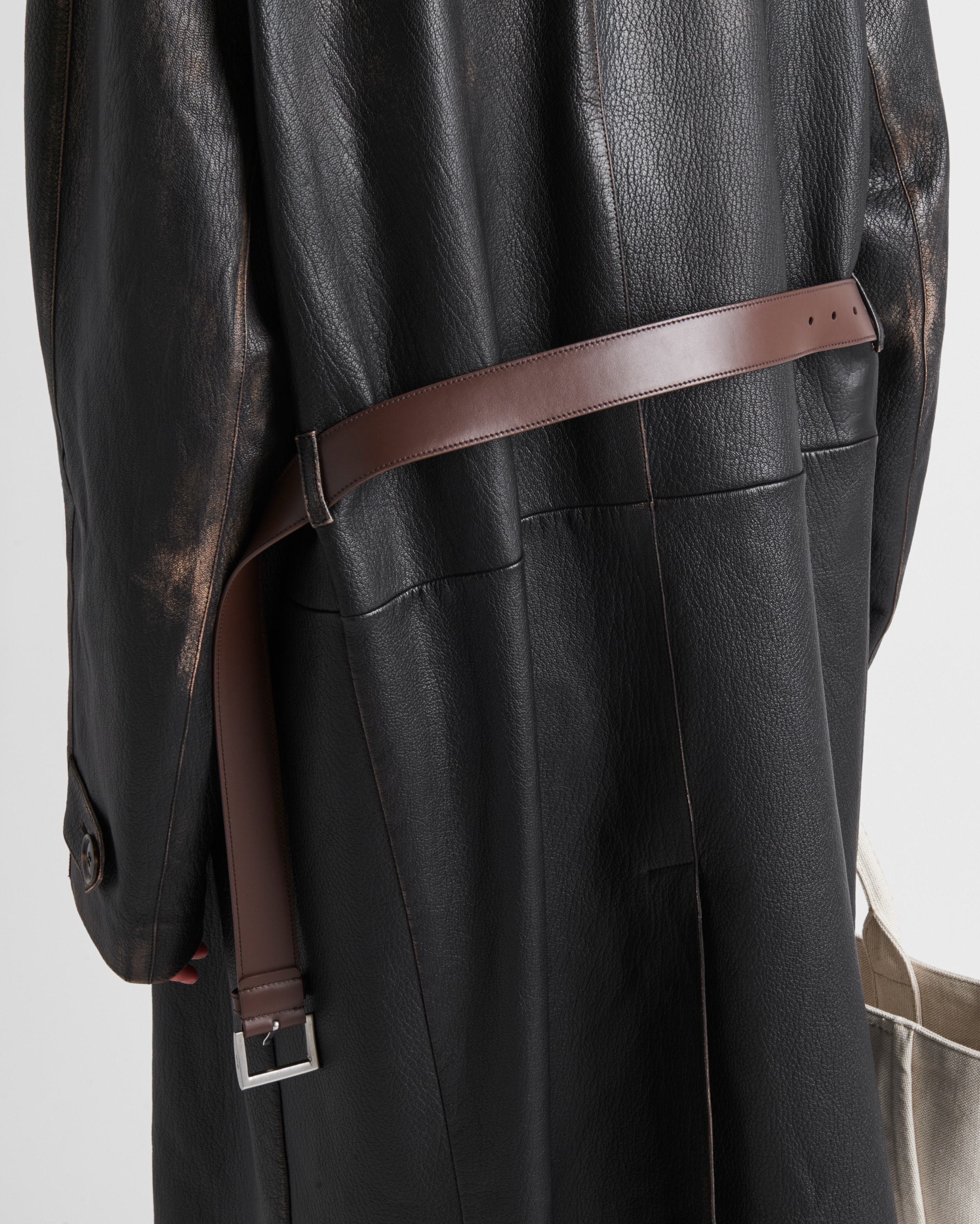 Leather coat - 4