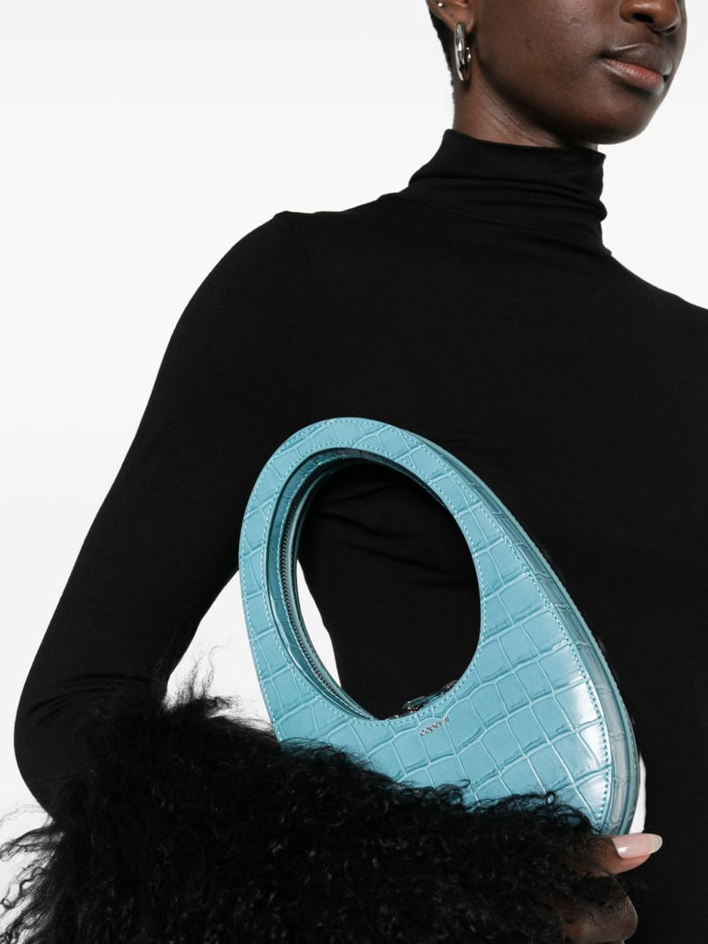 COPERNI mini croc-effect zip tote bag outlook