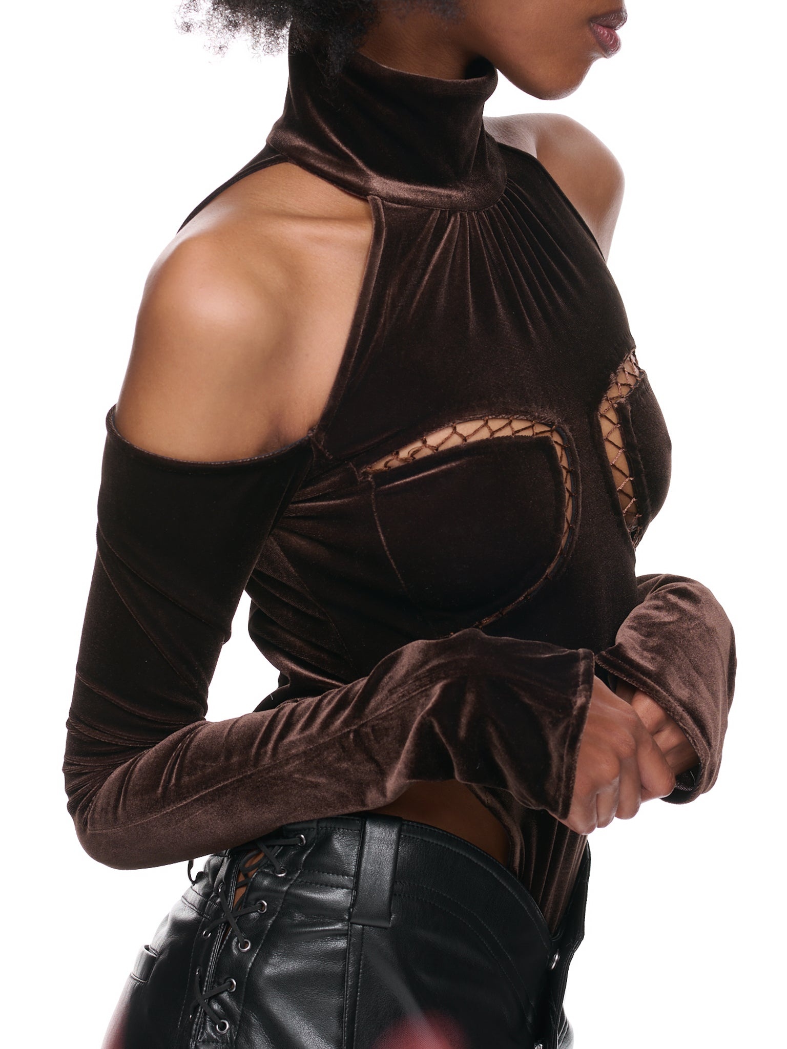 Velvet Bodysuit - 5