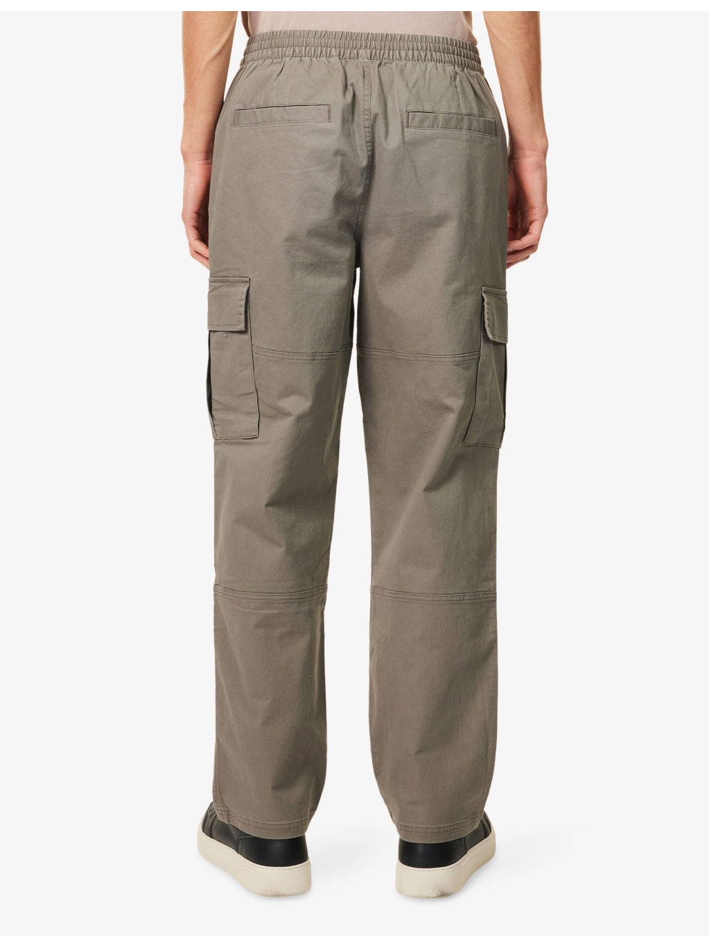 Logo-Embroidered Stretch-Cotton Cargo Trousers - 4
