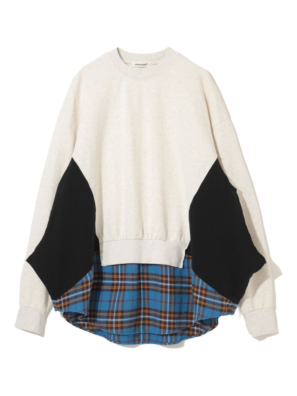 patchwork panelled sweatshirt - 1