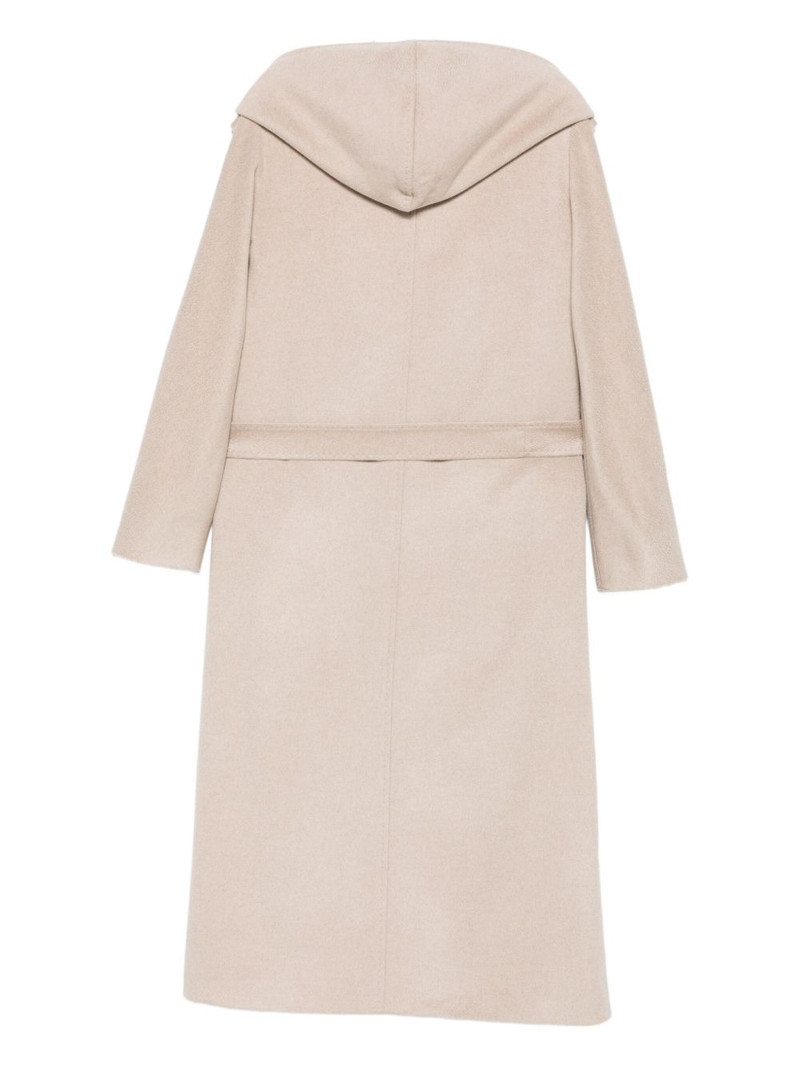 Max Mara hooded belted coat outlook