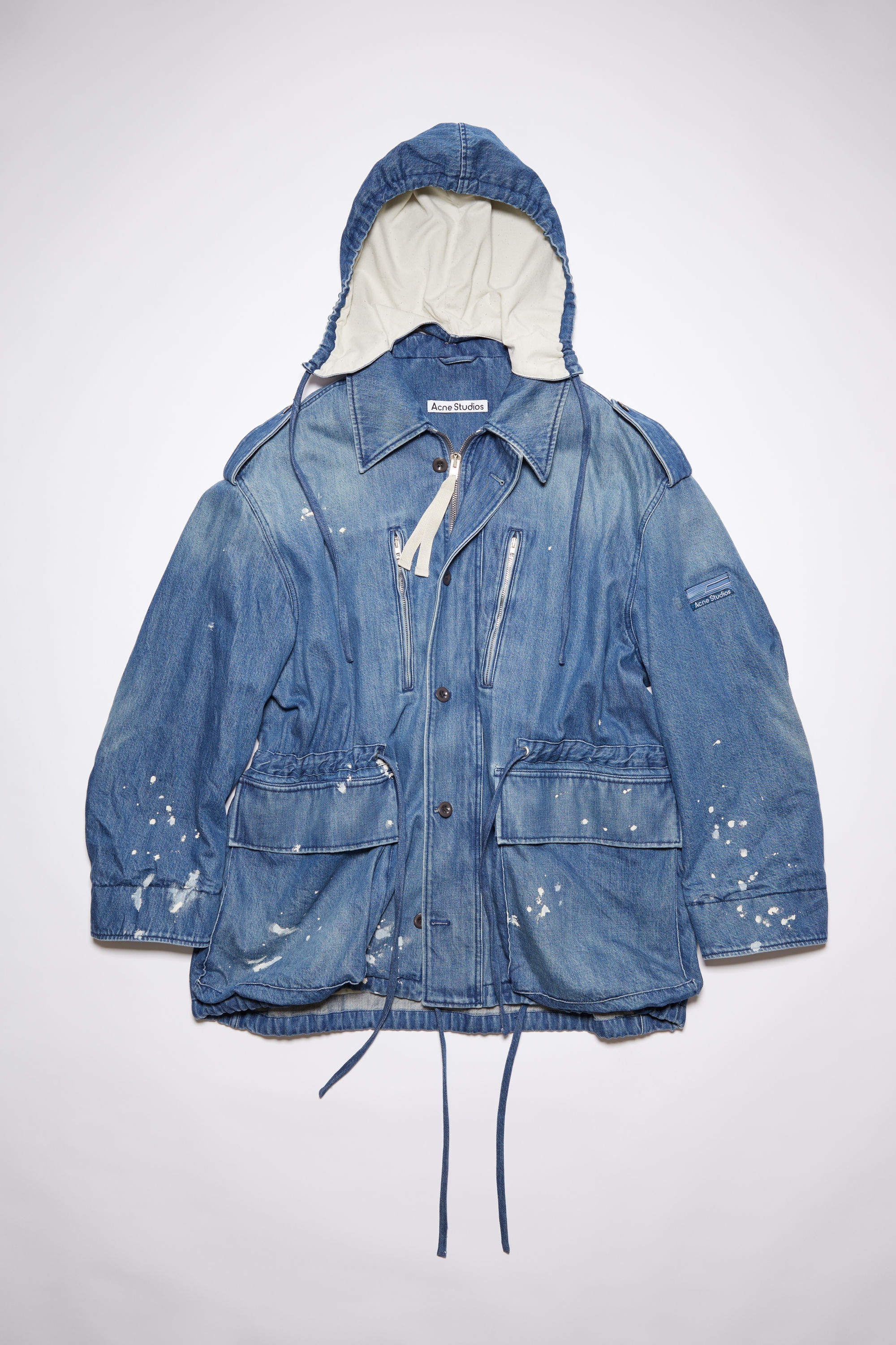 Denim parka - Mid Blue - 7