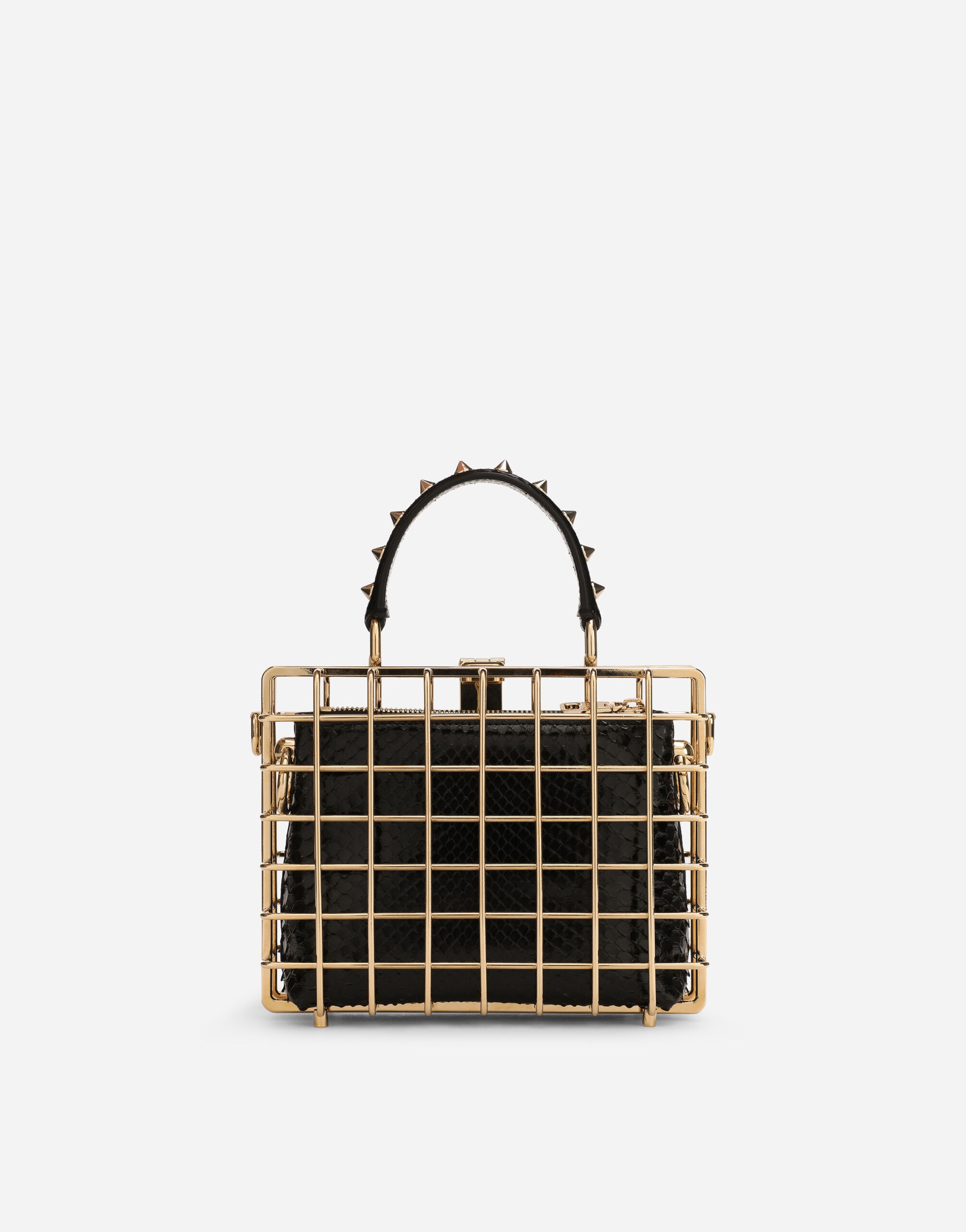 Dolce Box bag in metal and ayers - 3