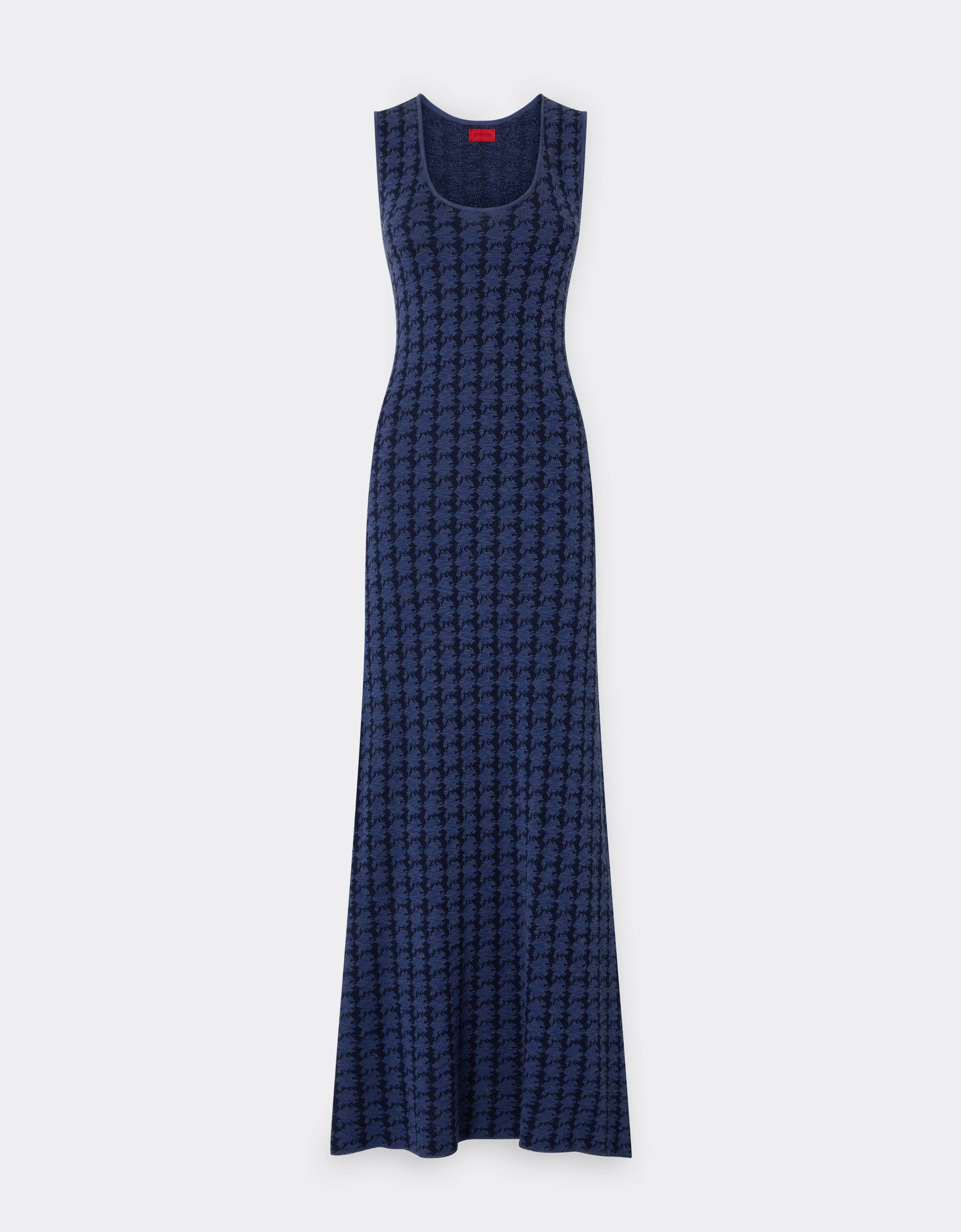 Long silk and cotton dress - 1