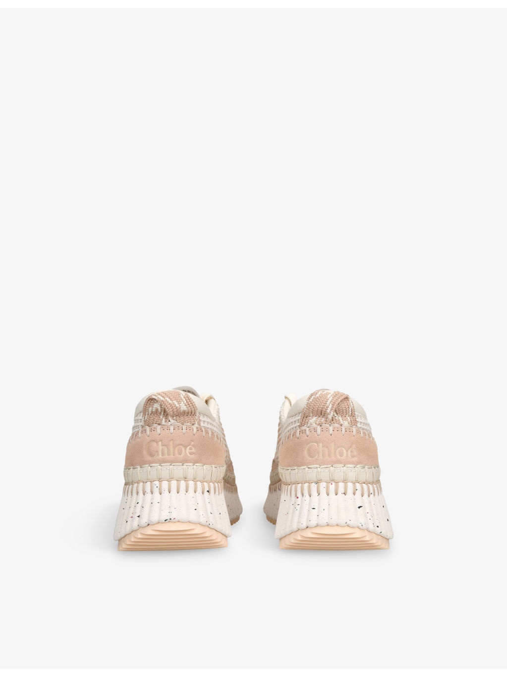 Nama Mesh and Suede Low-Top Trainers - 4