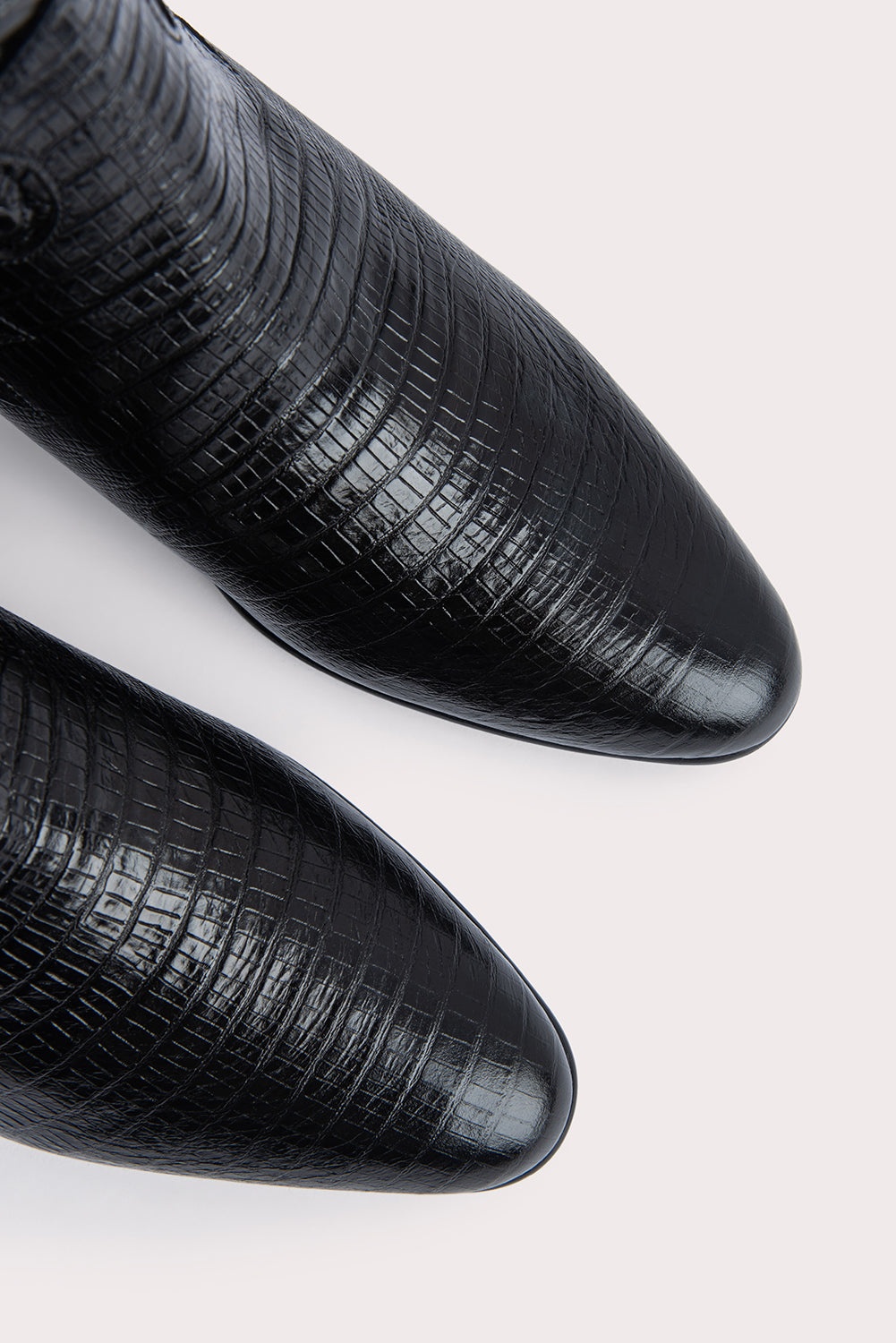 Melvin Black Croco Lizard Leather - 3