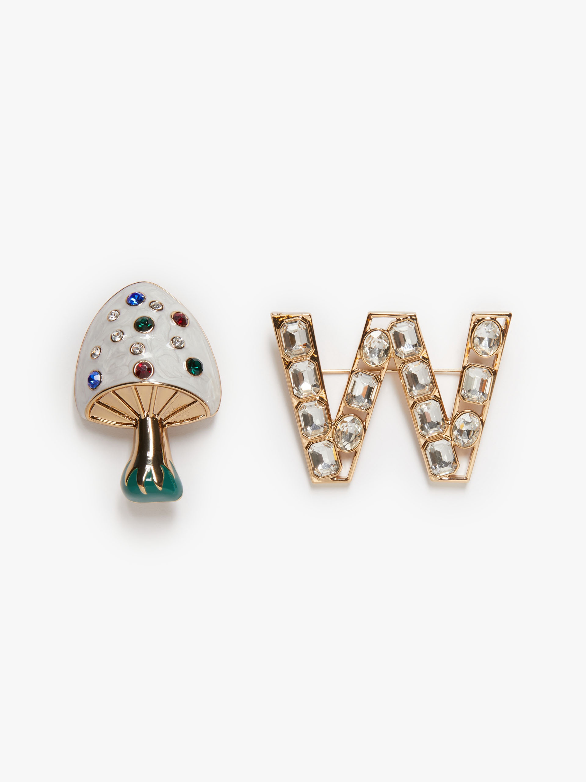 IDEO Set of 2 metal brooches - 1