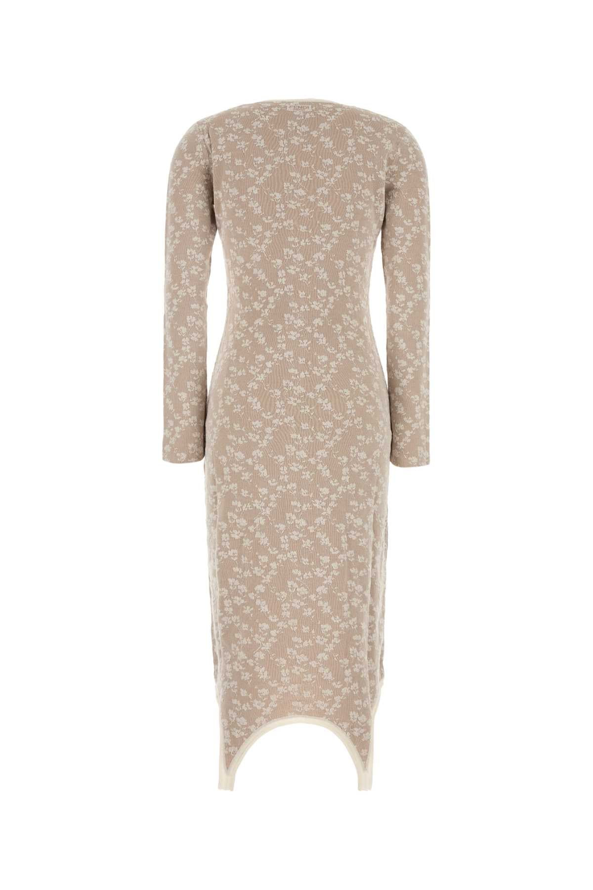 Fendi Women Embroidered Cotton Blend Dress - 2