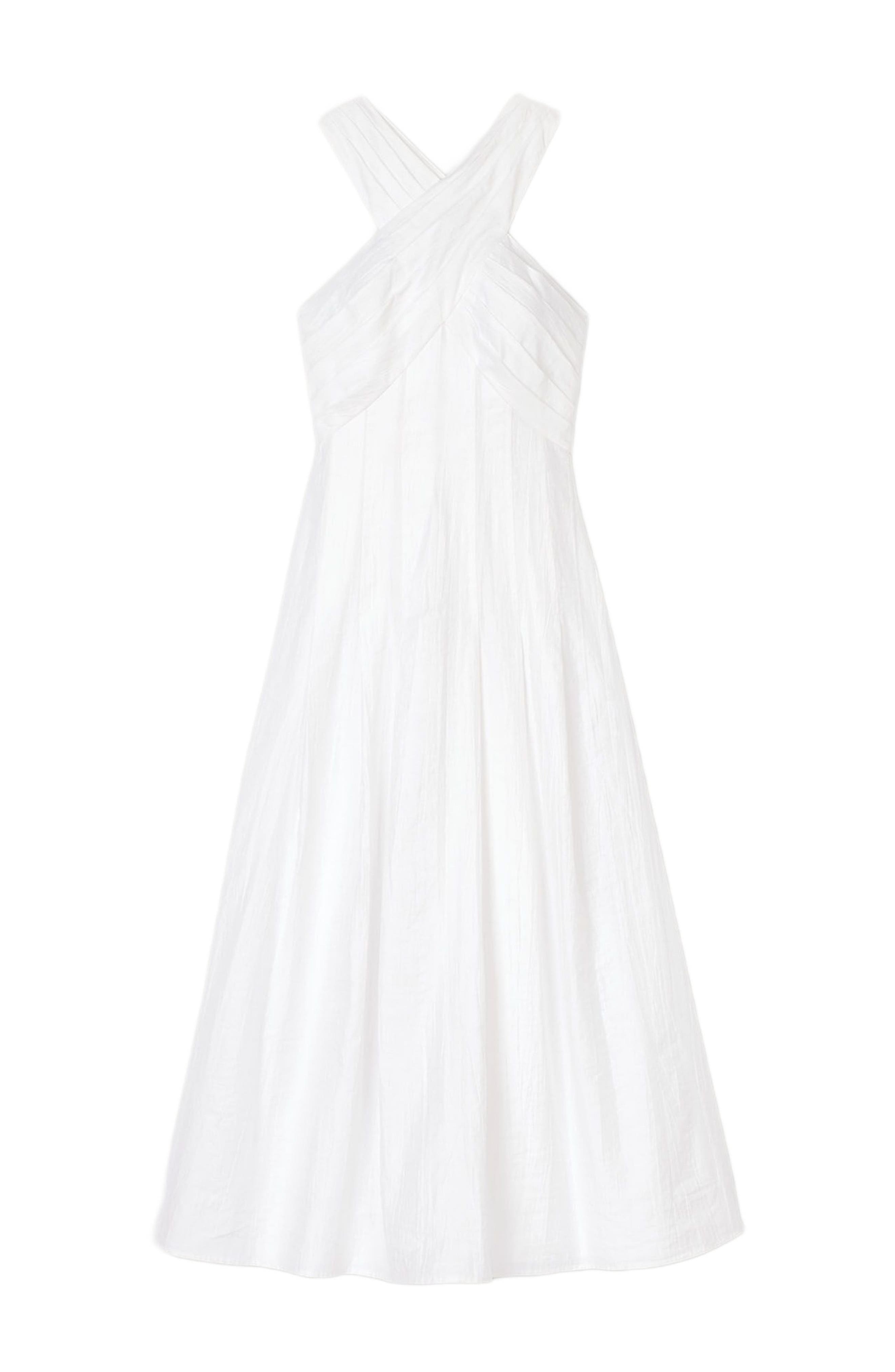 SANDRO Wrap maxi dress in White at Nordstrom - 6