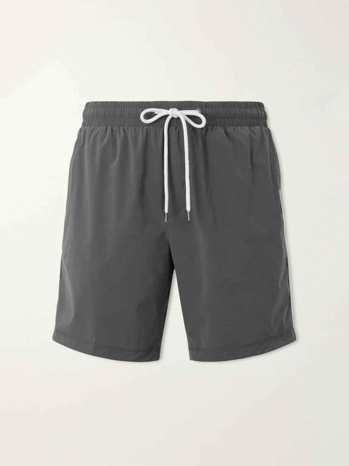 Straight-Leg Mid-Length Swim Shorts - 1