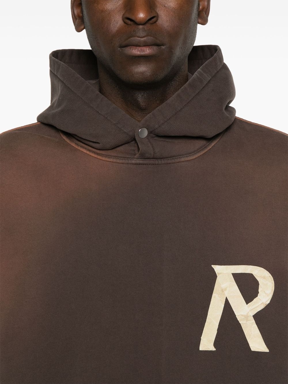 tape-detail hoodie - 5