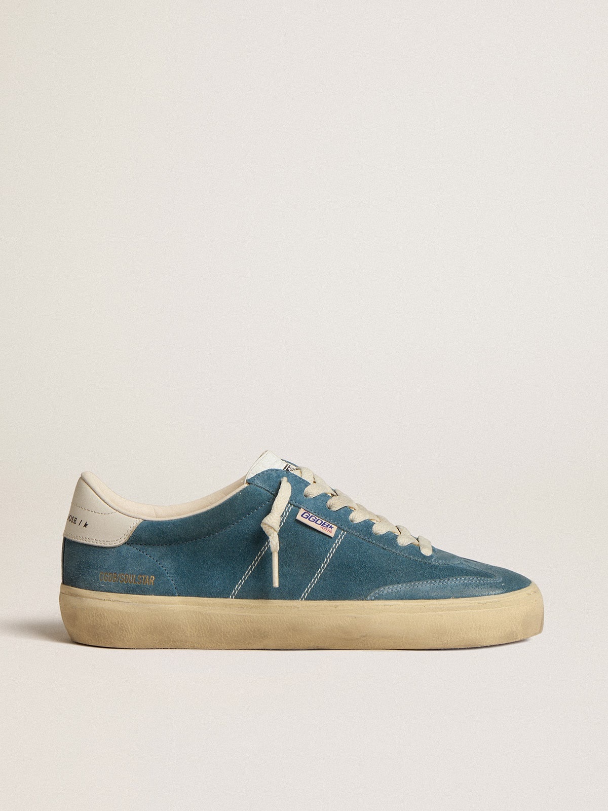 Men’s Soul Star in bright blue suede - 1