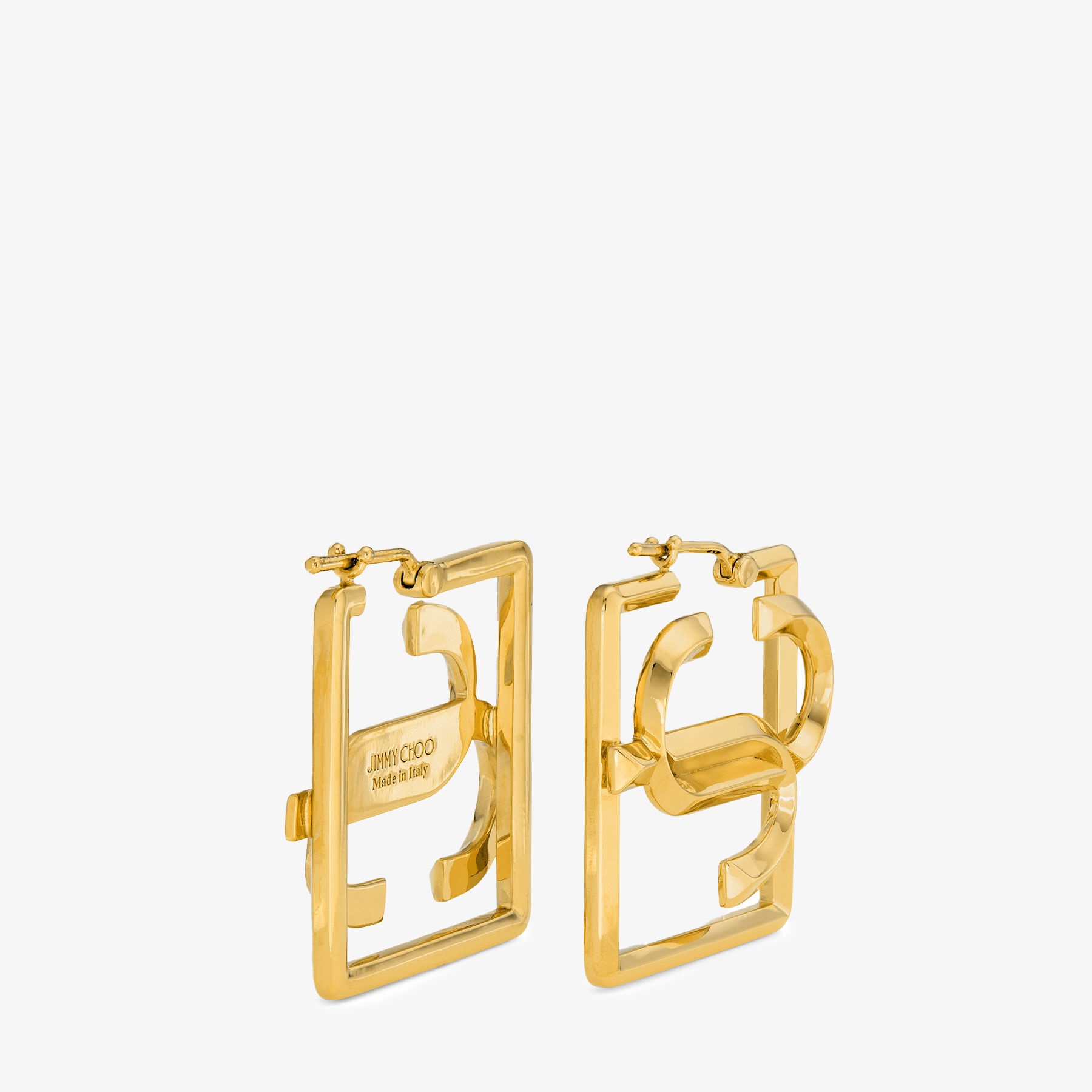 Square JC Hoop
Gold-Finish Hoop Earrings - 5