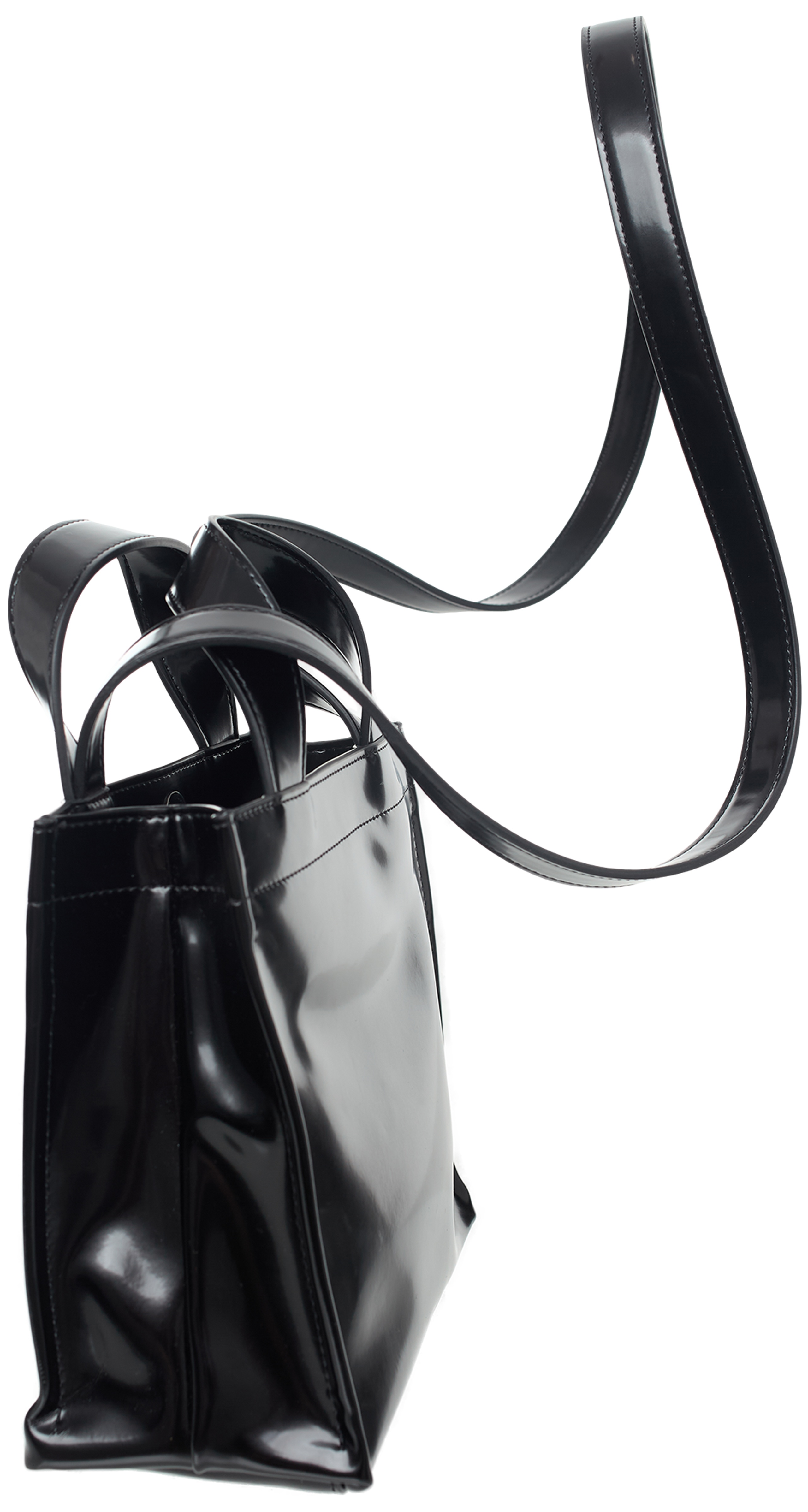 BLACK MINI TOTE BAG - 2