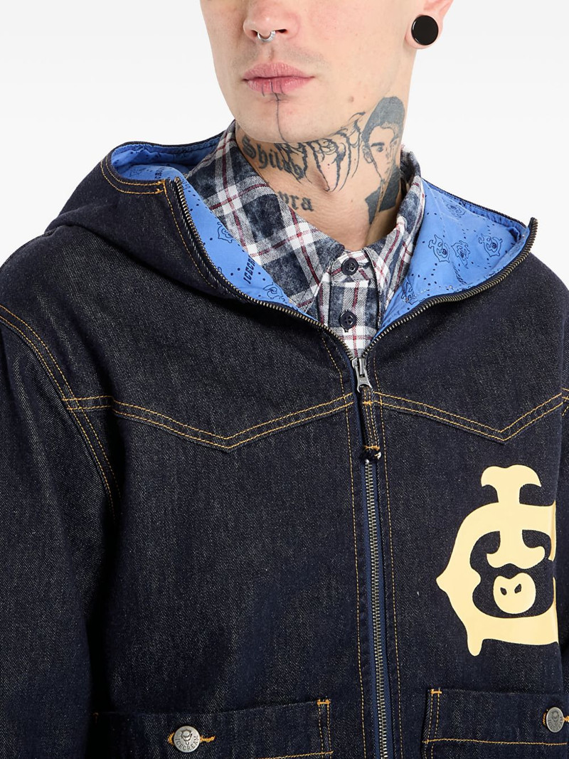 Western panelled zip jacket 5