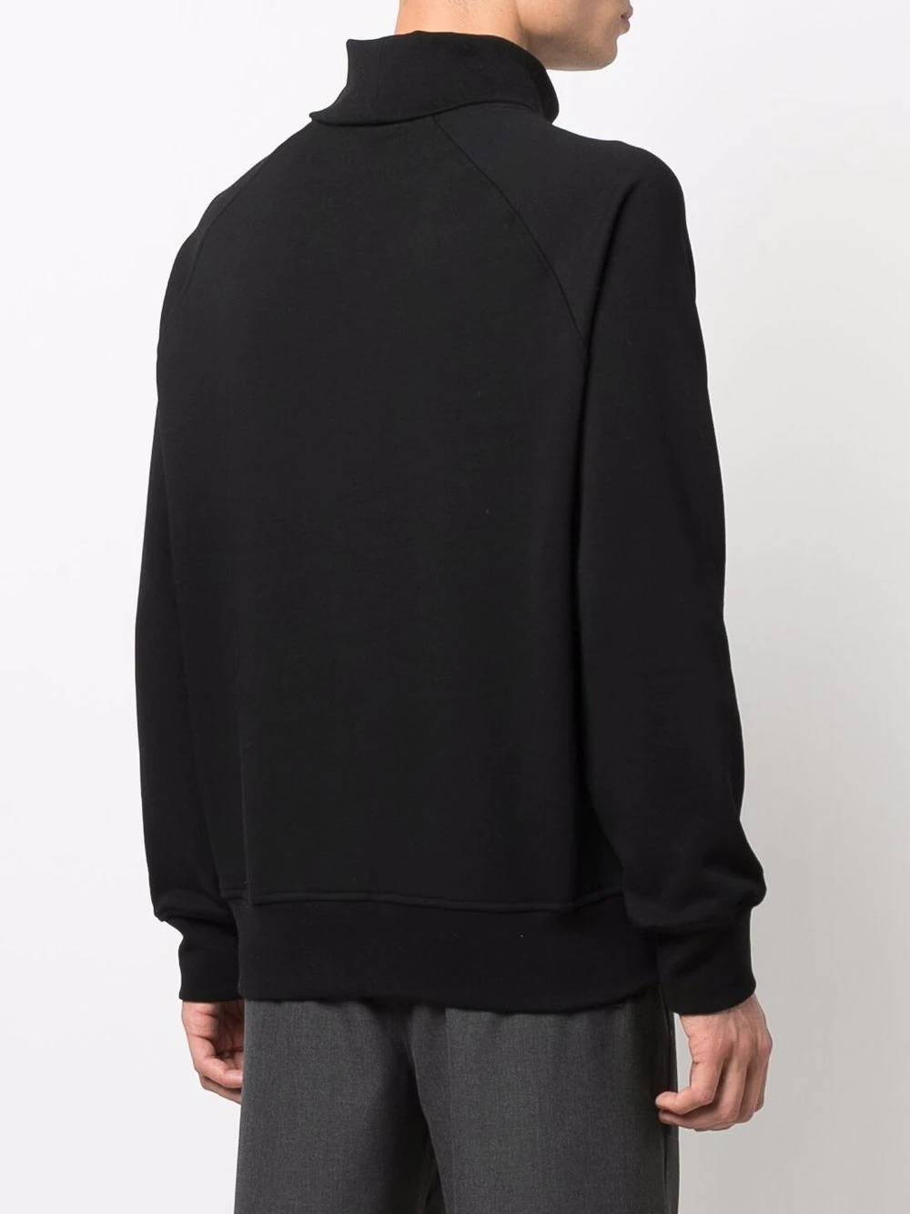 logo-patch rollneck sweatshirt - 4