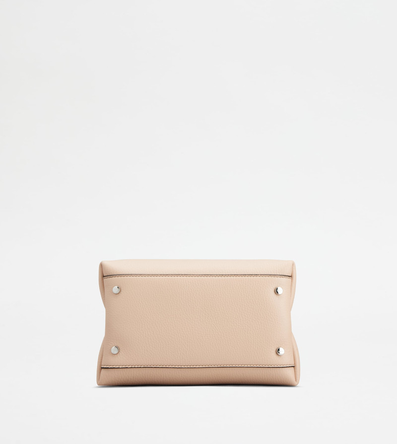 BAG IN LEATHER MICRO - PINK, BROWN 3