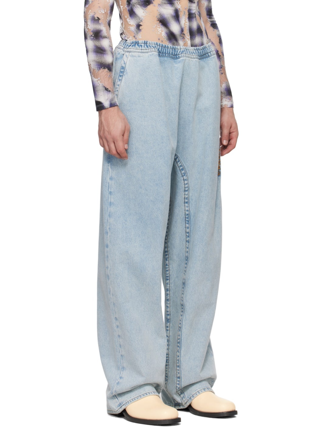 Blue Souffle Jeans - 2