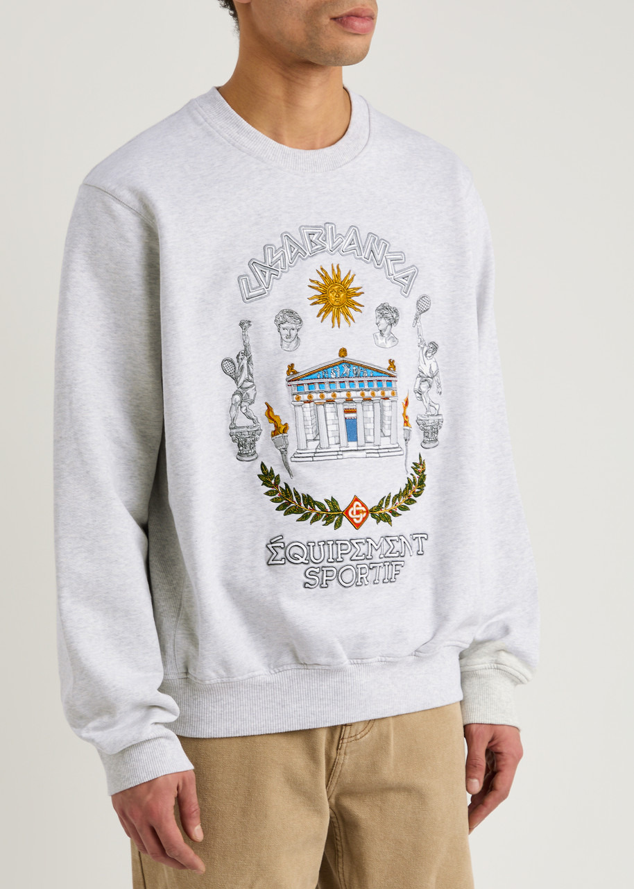 Casablanca Le Temple Du Sport Cotton Sweatshirt - 2