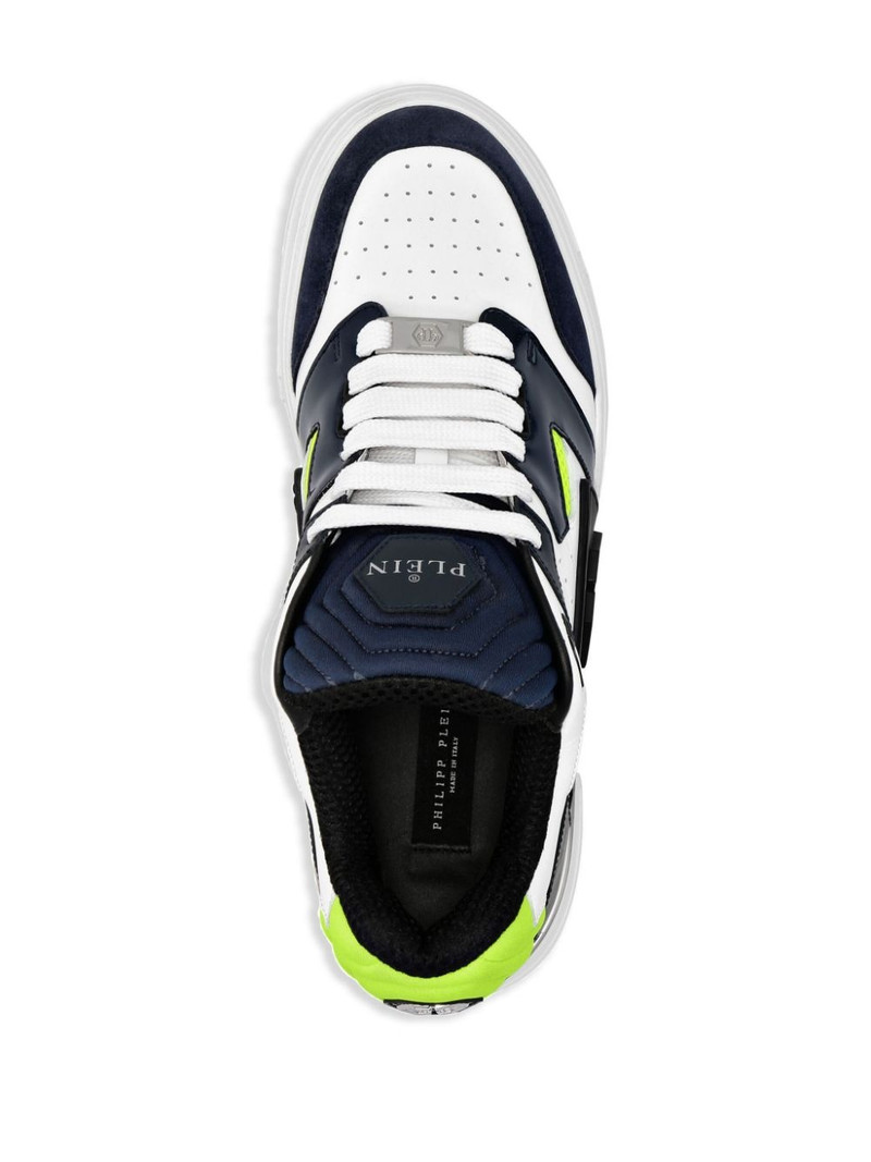 Mix logo-patch sneakers 4