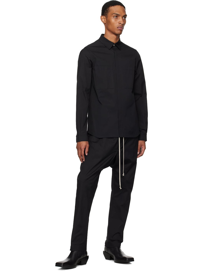 Rick Owens Black Concordians Outer Shirt outlook
