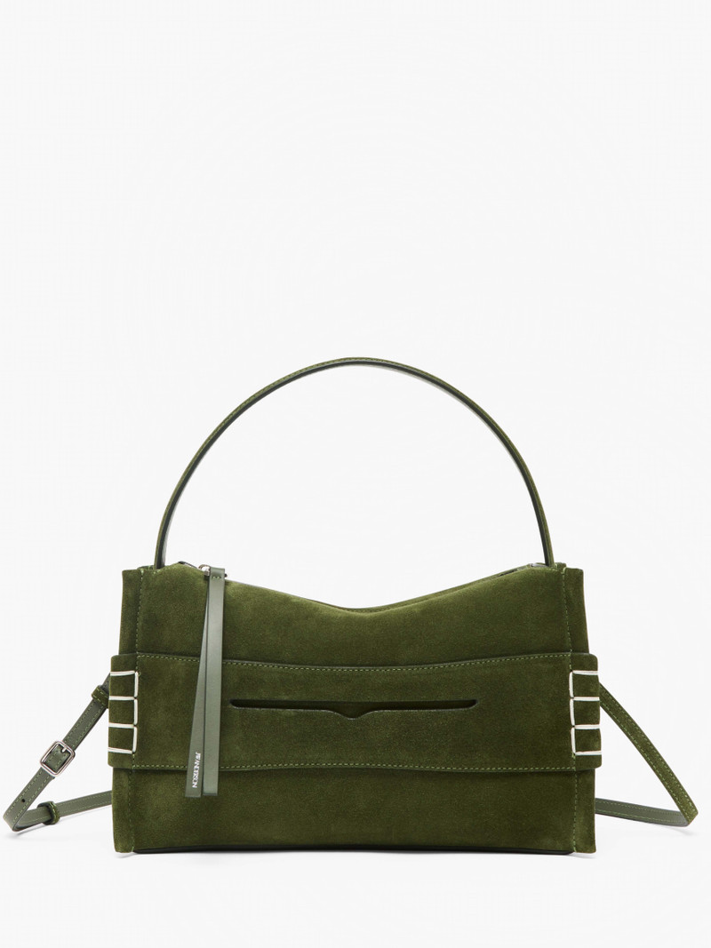 MEDIUM LOAFER BAG - SUEDE SHOULDER BAG 1