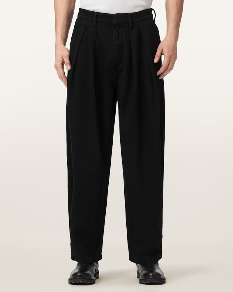 ALLSAINTS BECCO TAPERED LEG PLEATED PANTS outlook