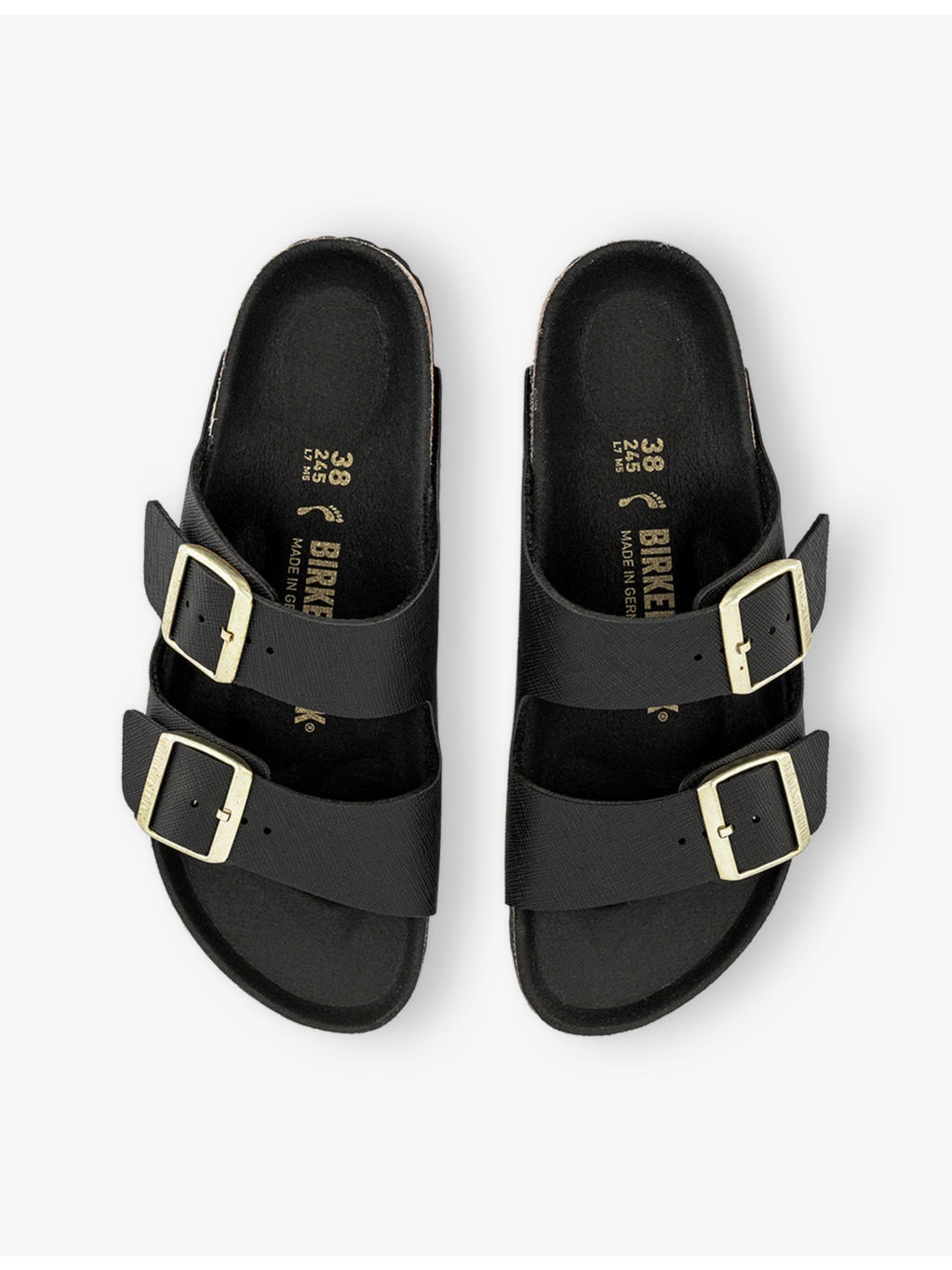 Arizona Two-Strap Leather Sandals - 2