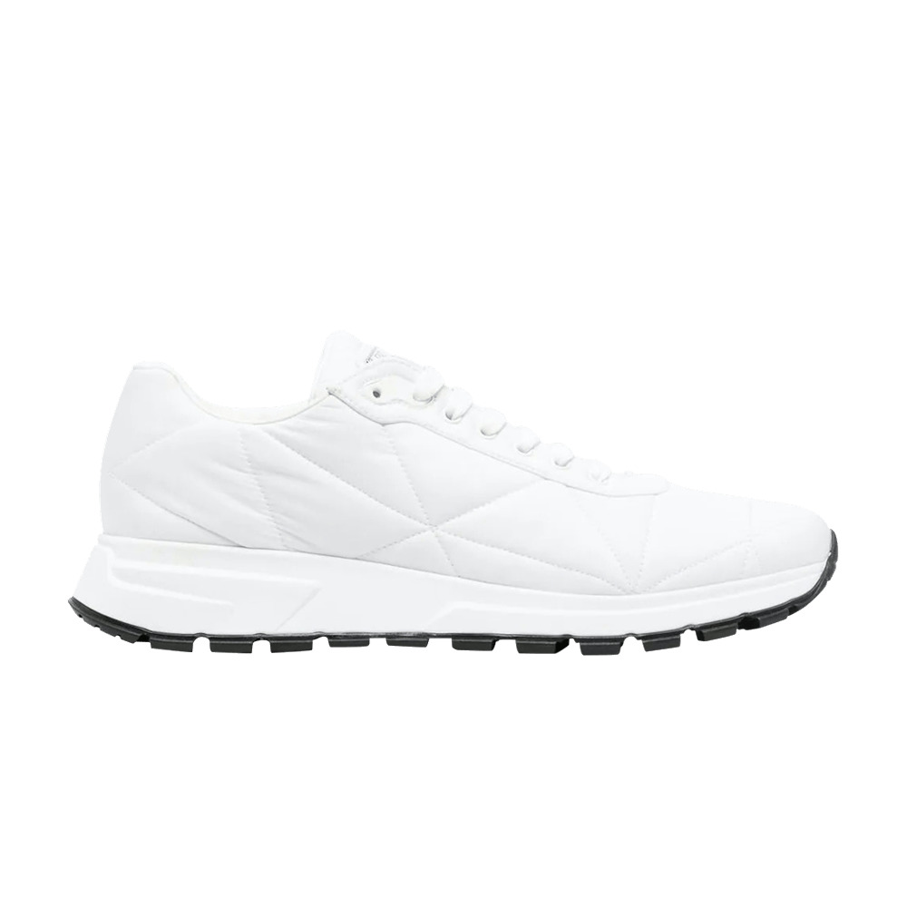 Prada Quilted Nylon Sneaker 'White' - 1