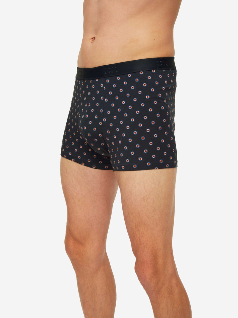 Men's Boxer Briefs Spot 5 Pima Cotton Stretch Navy - 2