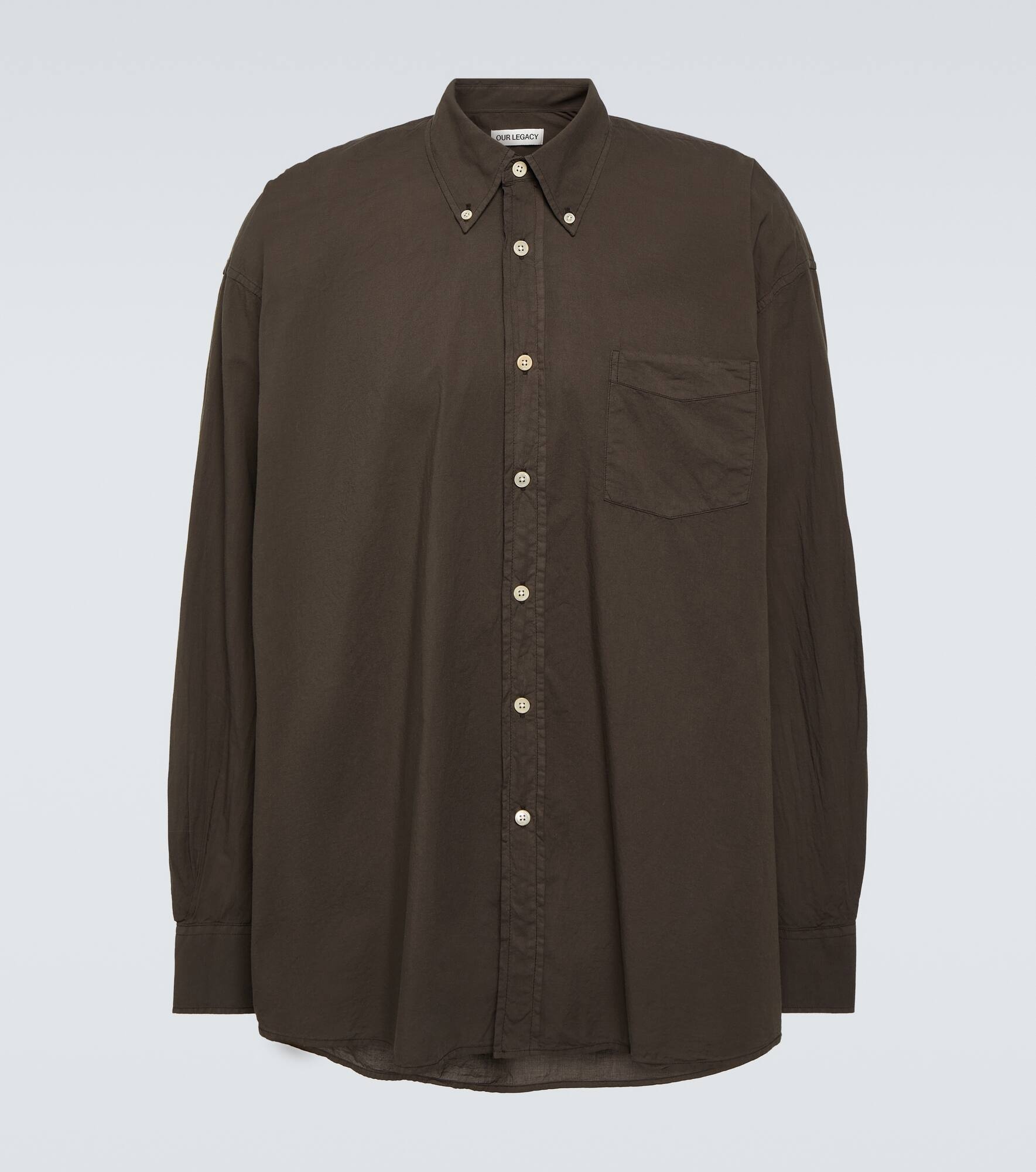 Borrowed cotton voile shirt - 1