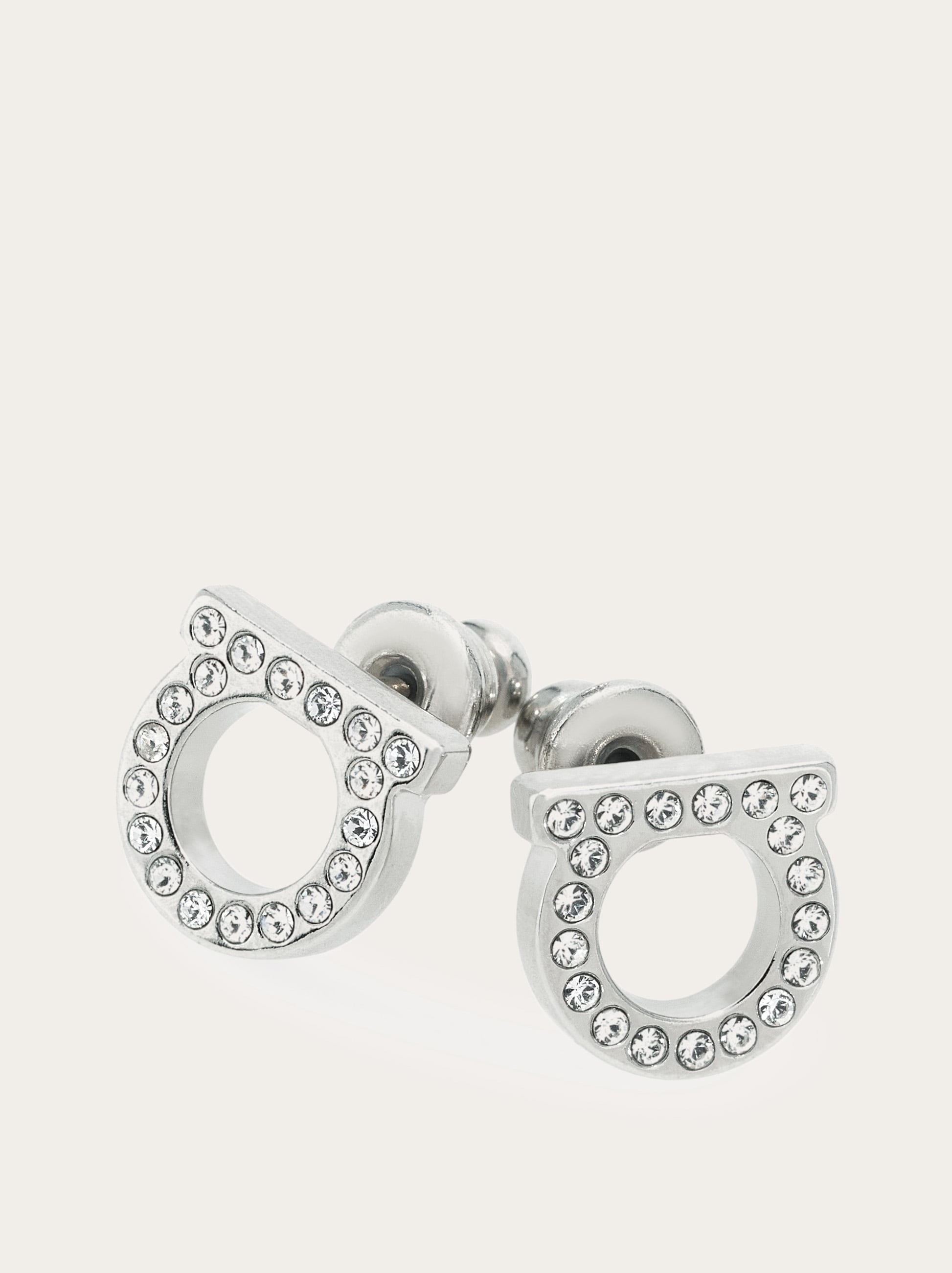 Gancini crystals earrings (S) - 2