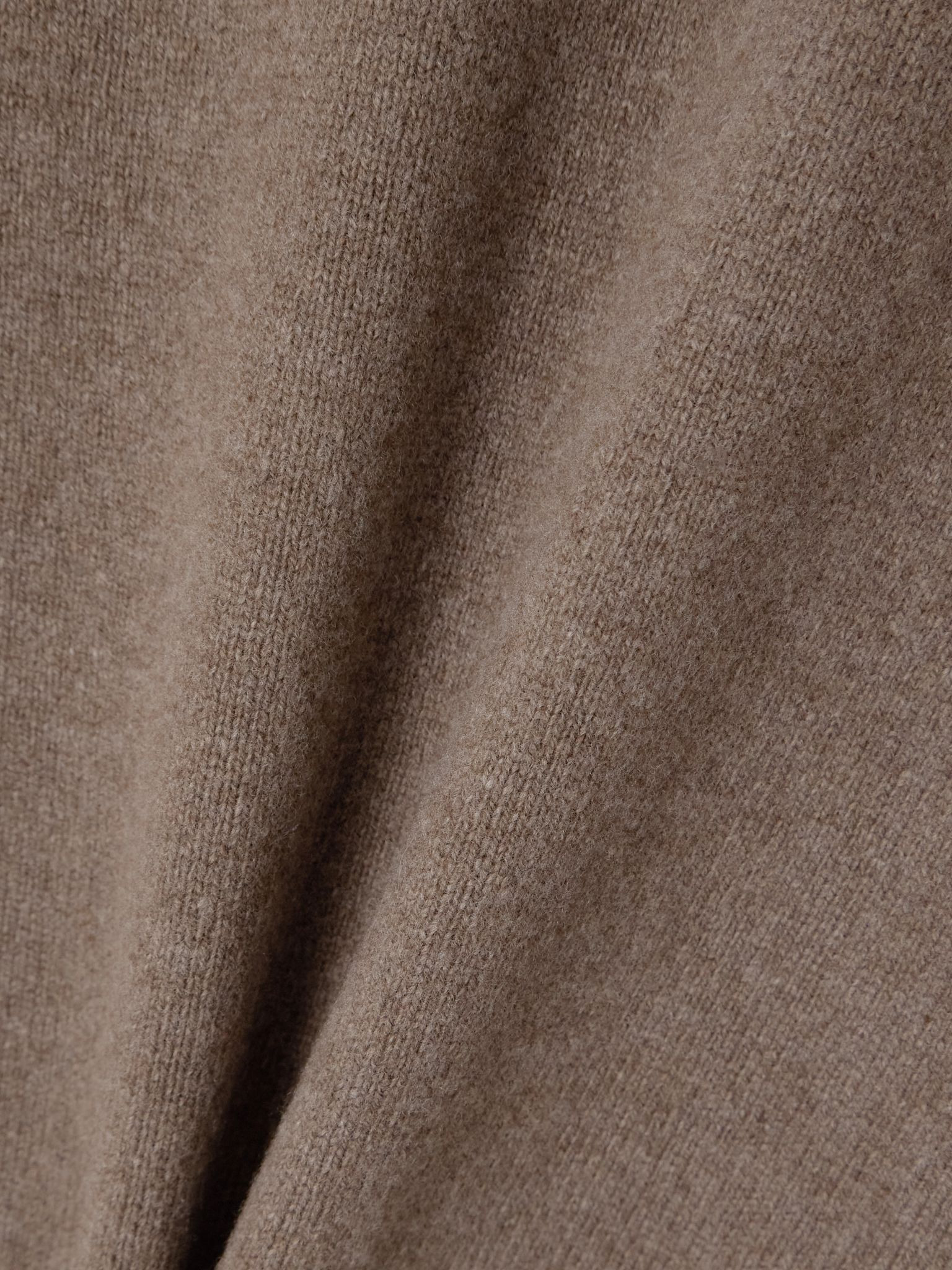 Castagna wool-blend turtleneck mini dress Brown - 4