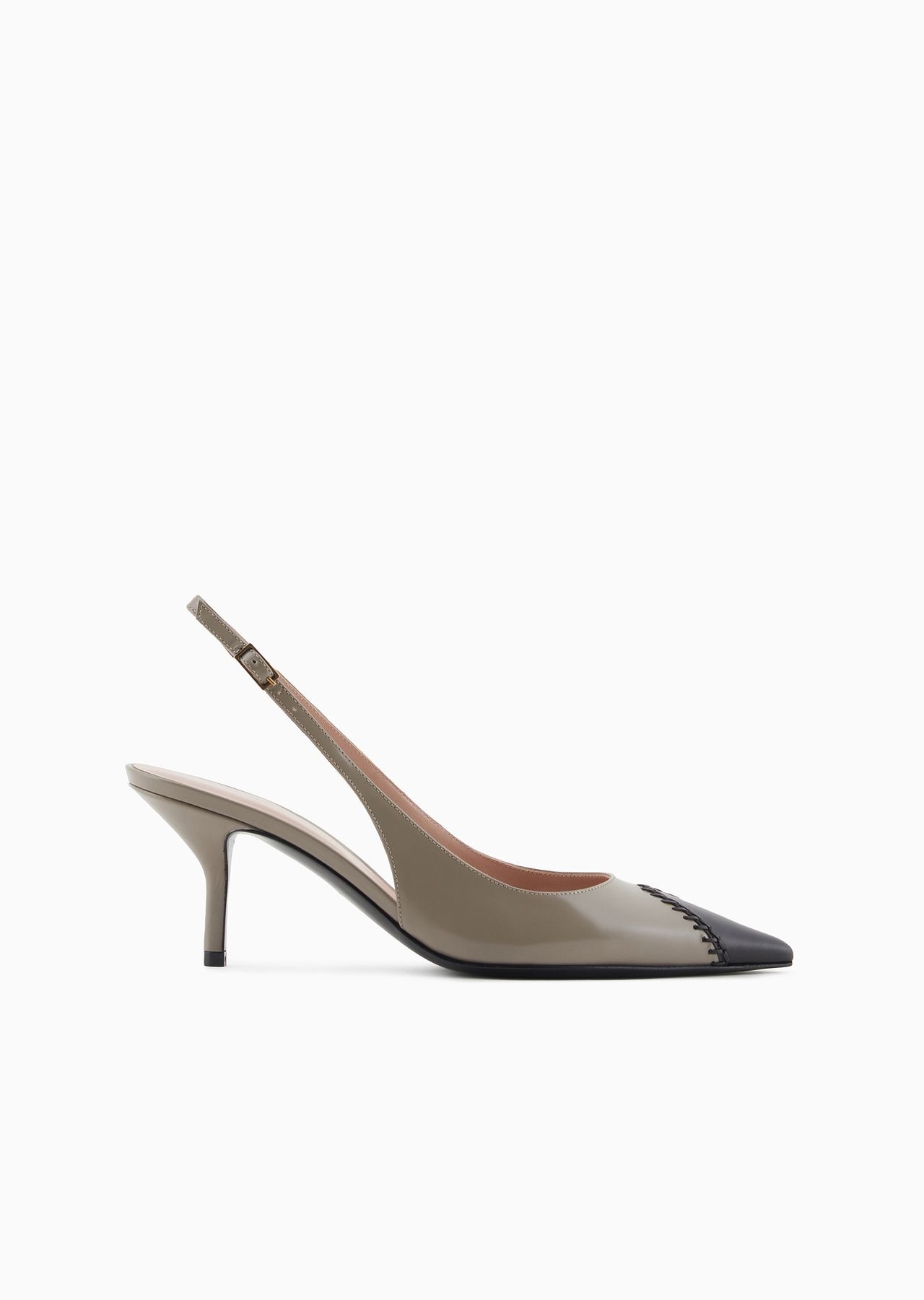 Leather slingbacks - 1
