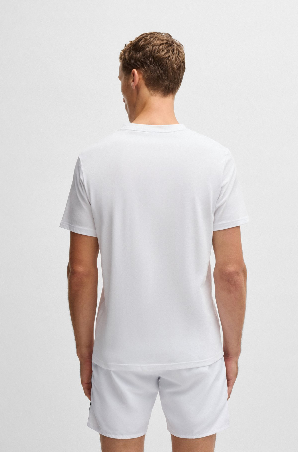 COTTON-JERSEY REGULAR-FIT T-SHIRT WITH SPF 50+ UV PROTECTION - 3
