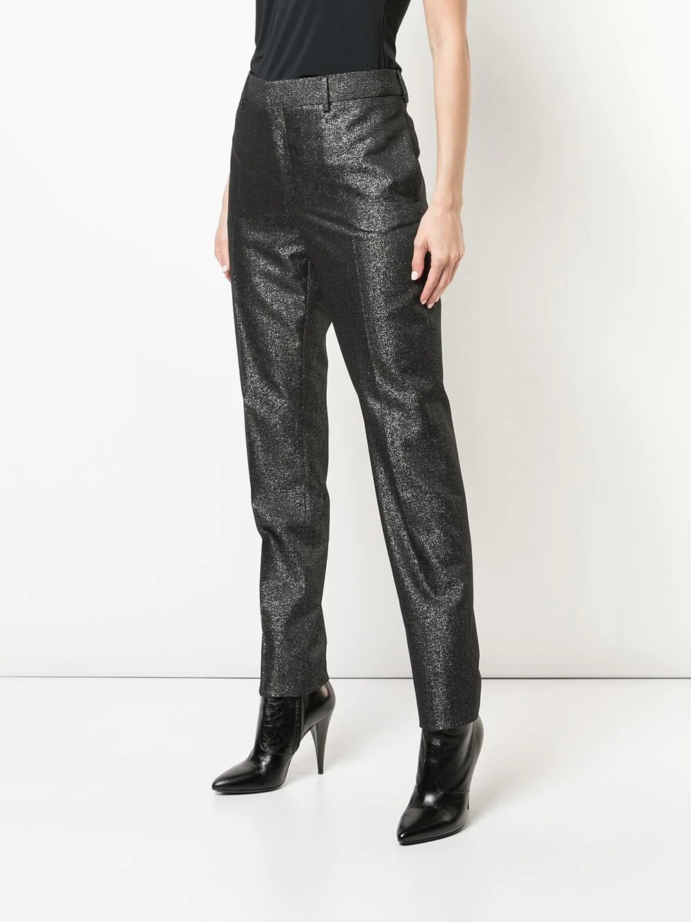 mid-rise straight trousers - 3