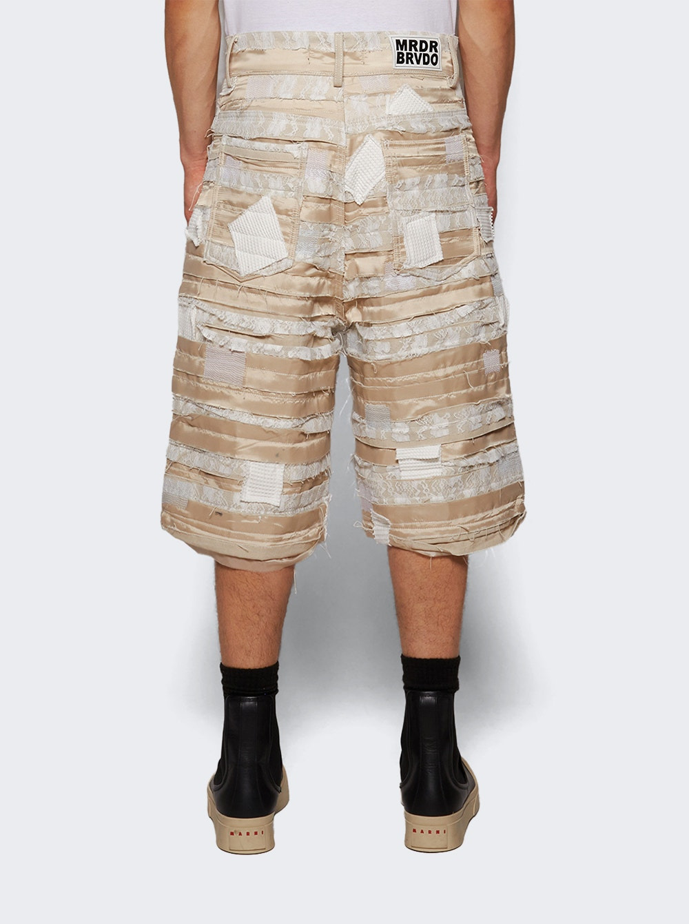Interwoven Shorts Cream - 4
