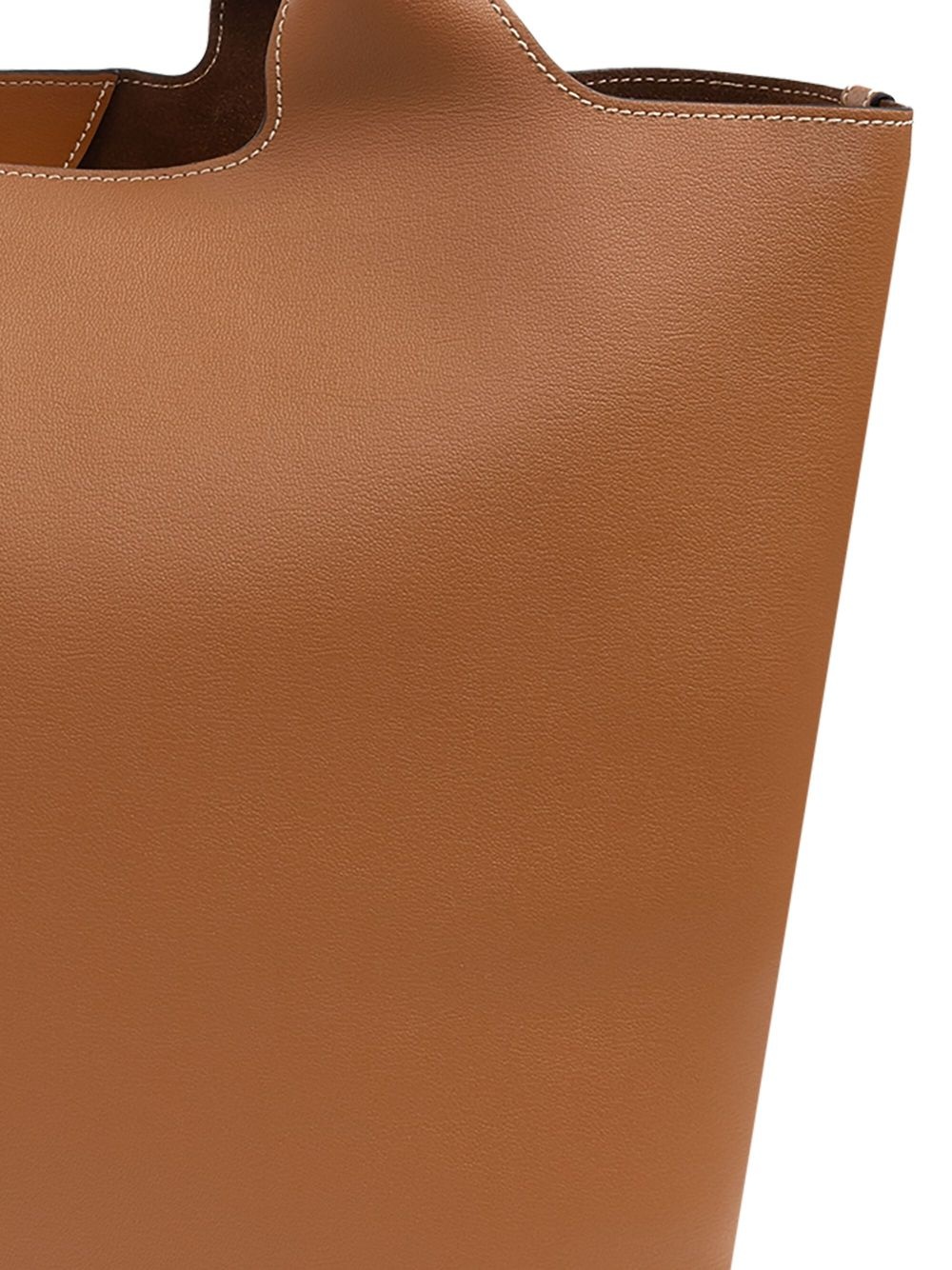 medium leather tote bag - 5