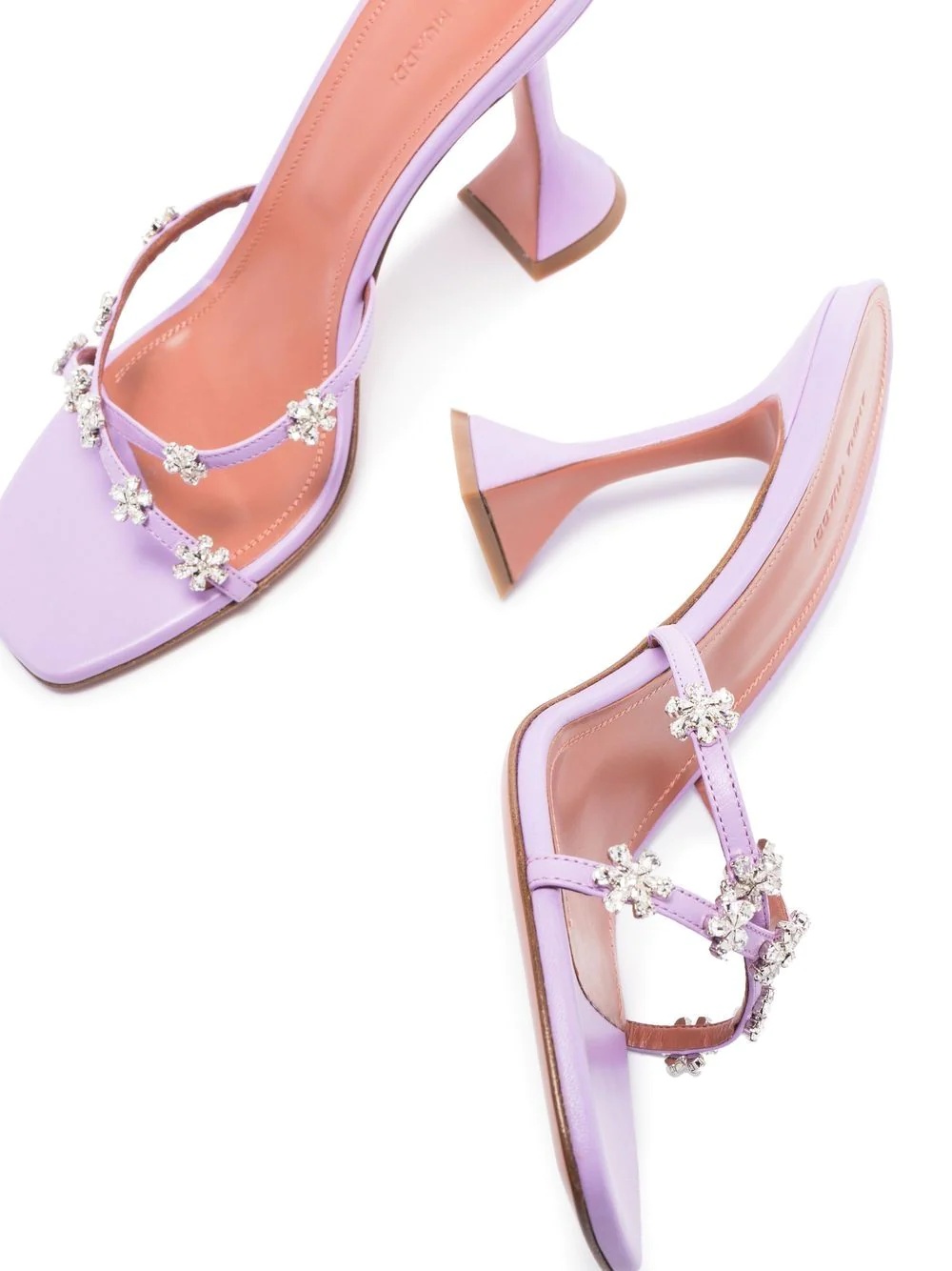 crystal-embellished strap-detail sandals - 2